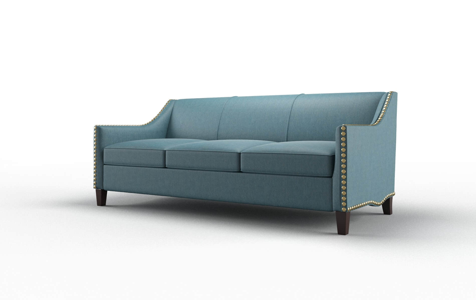 Amsterdam Royale Electric_blue Sofa espresso legs 4