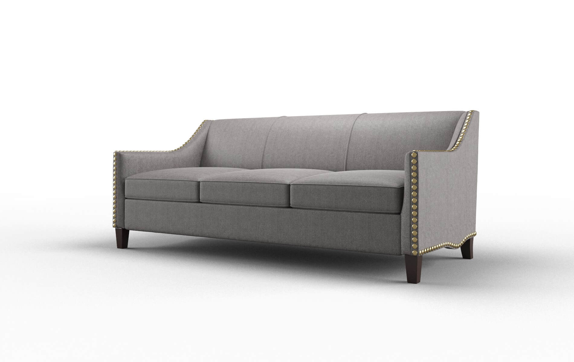 Amsterdam Sasha Granite Sofa espresso legs 4