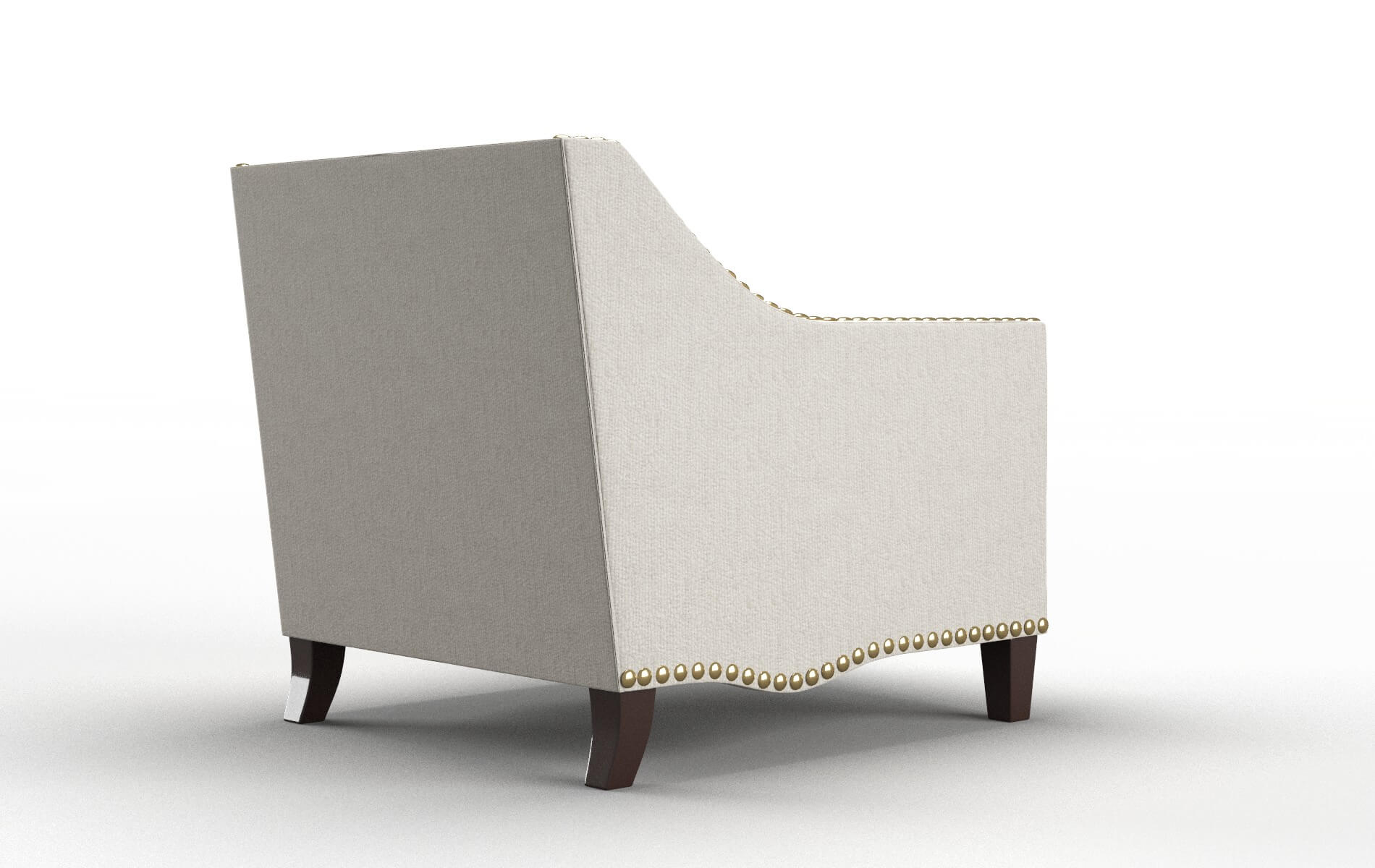 Amsterdam Sasha Linen Chair espresso legs 5