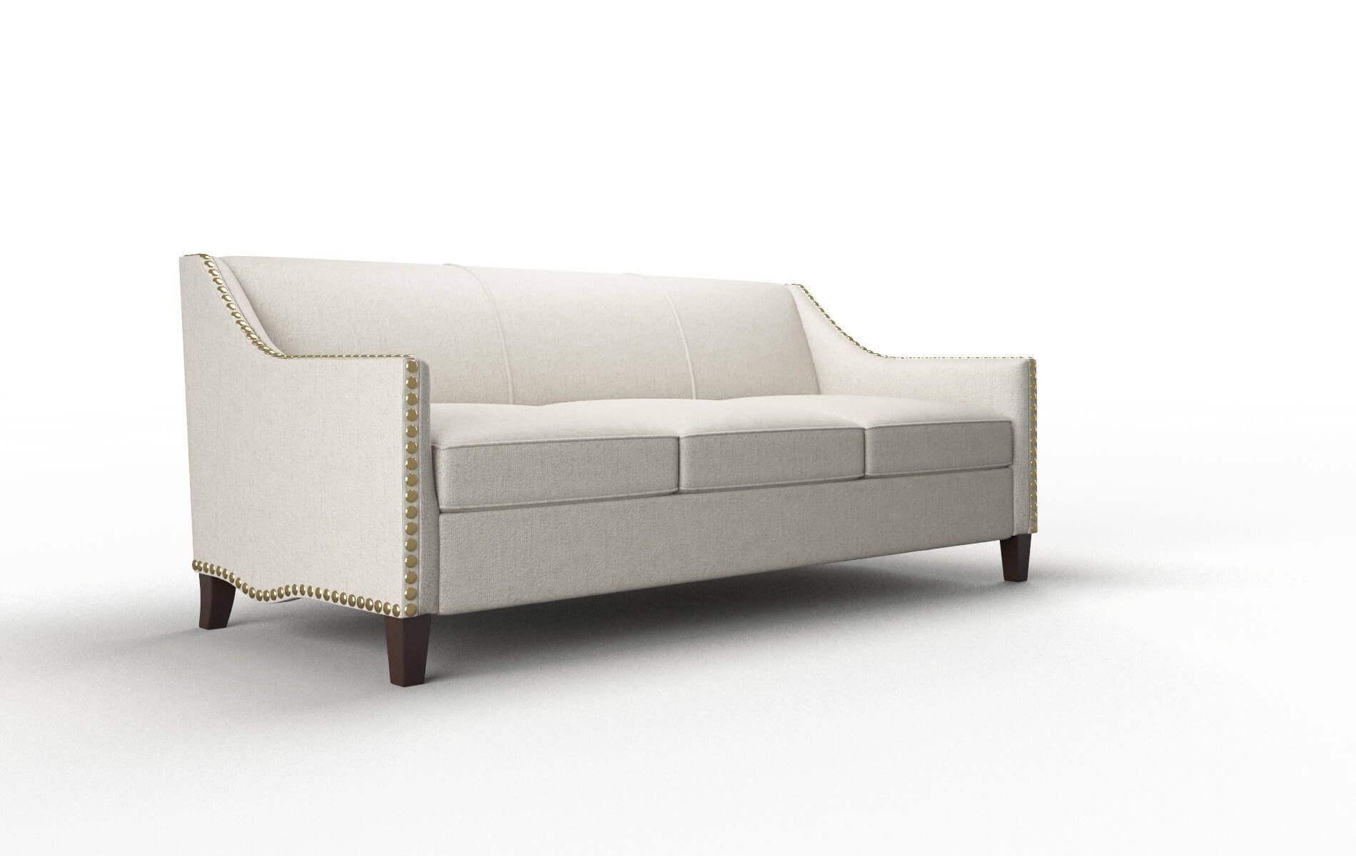 Amsterdam Sasha Linen Sofa espresso legs 2