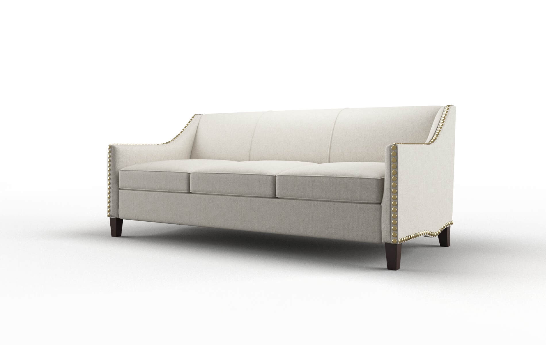 Amsterdam Sasha Linen Sofa espresso legs 4