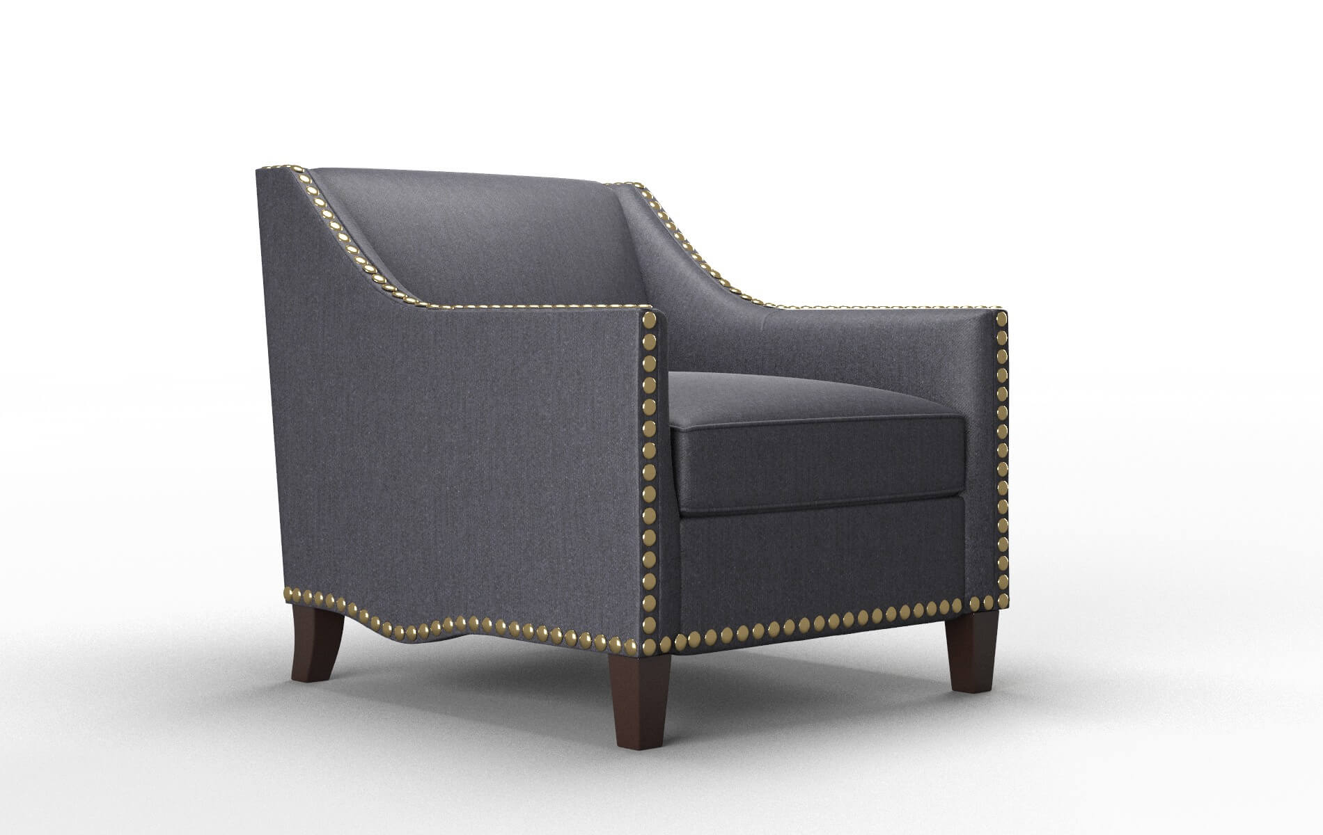Amsterdam Sasha Navy Chair espresso legs 2