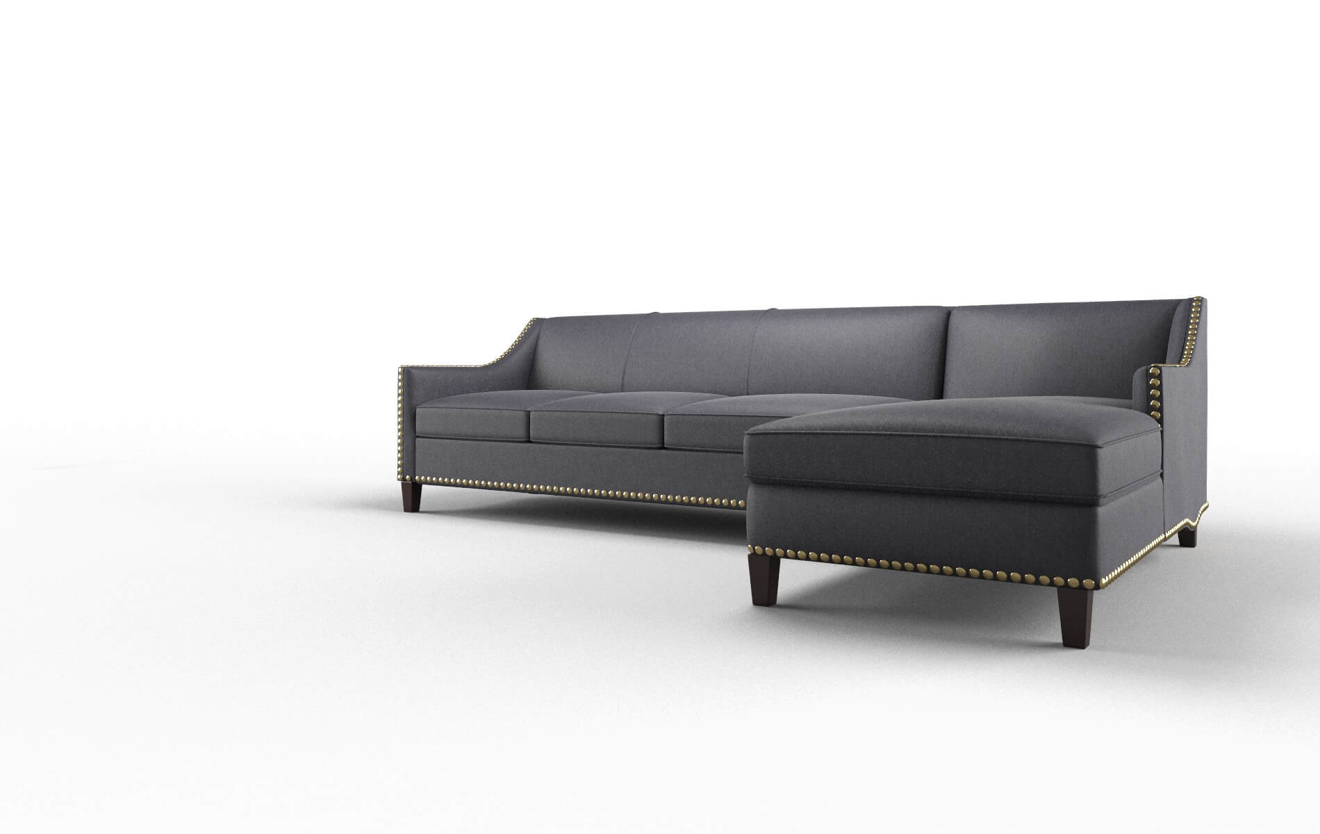 Amsterdam Sasha Navy Panel espresso legs 4