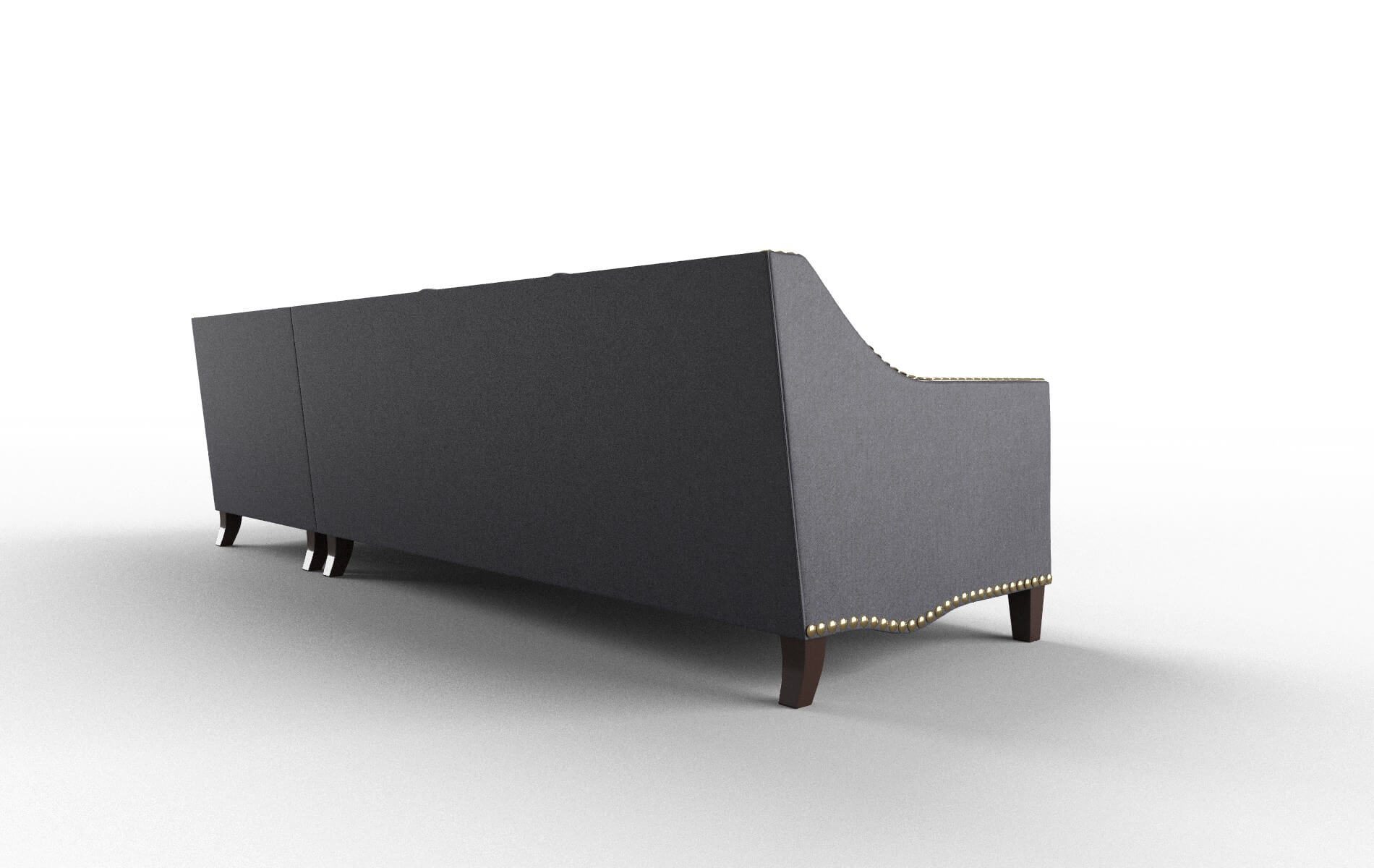 Amsterdam Sasha Navy Panel espresso legs 5