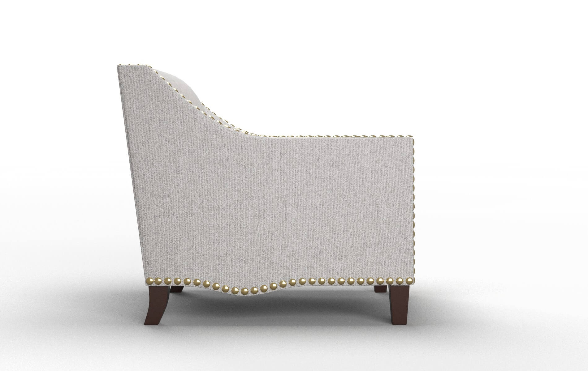 Amsterdam Sasha Silver Chair espresso legs 3