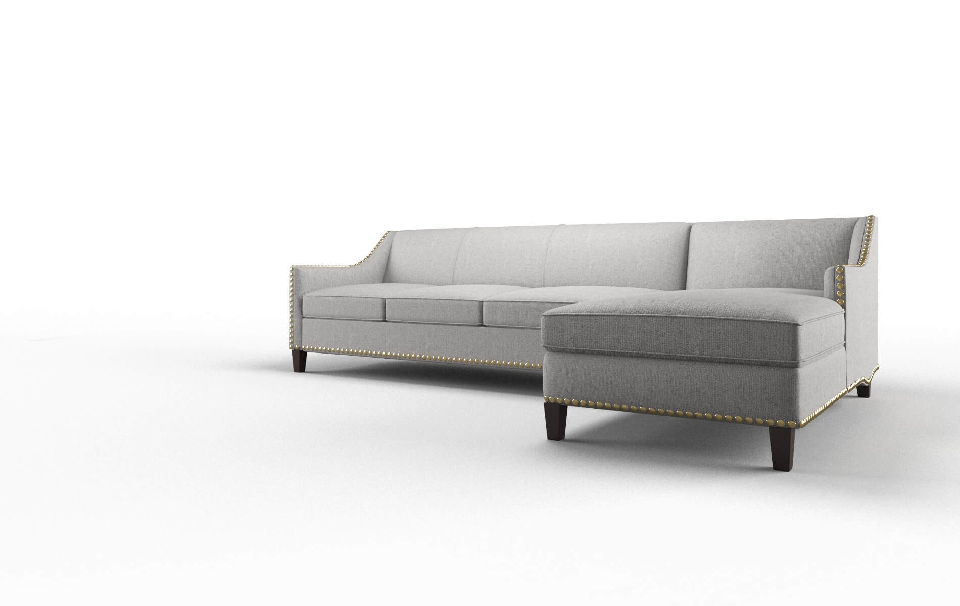 Amsterdam Sasha Silver Panel espresso legs 4