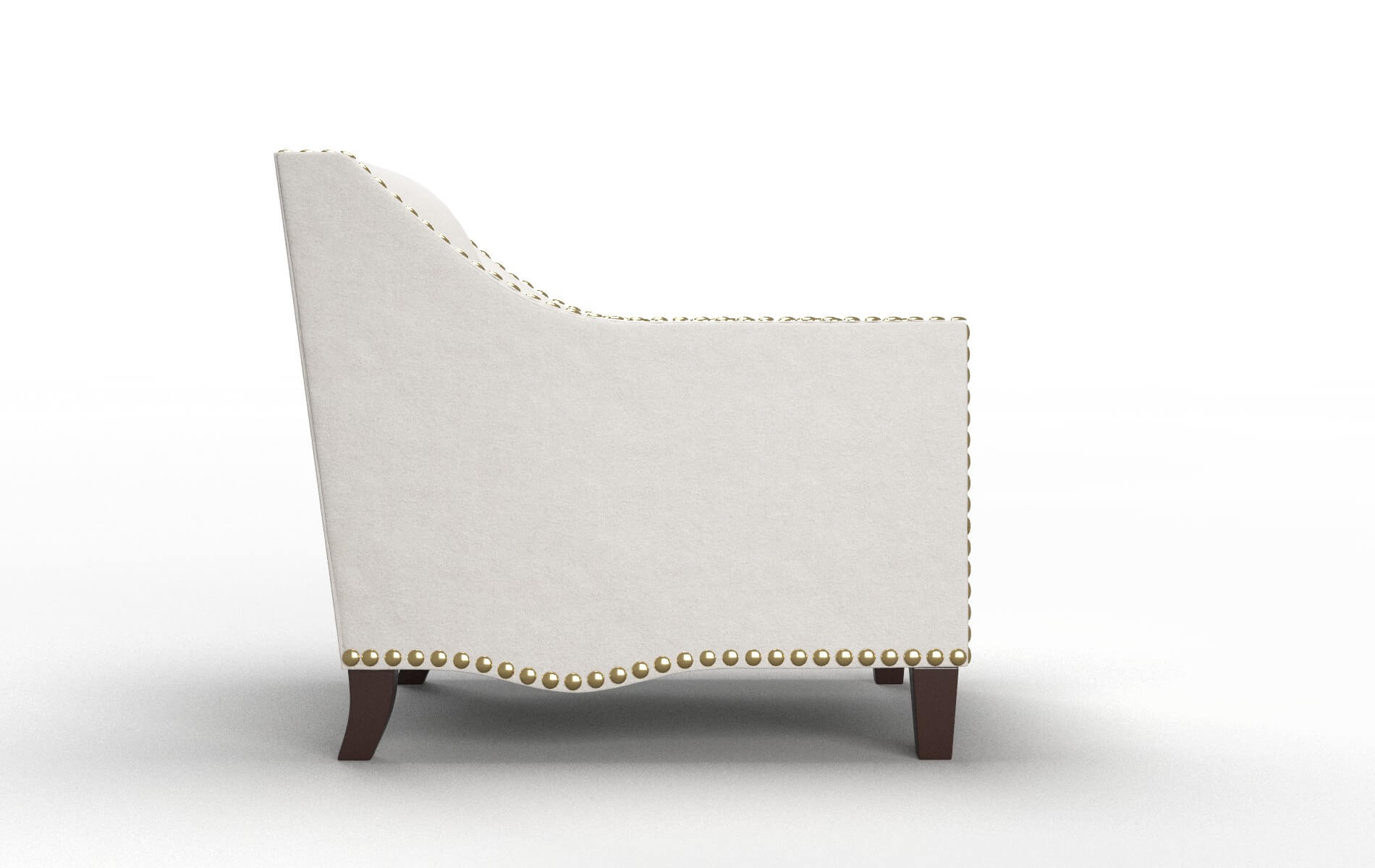 Amsterdam Suave Dove Chair espresso legs 3