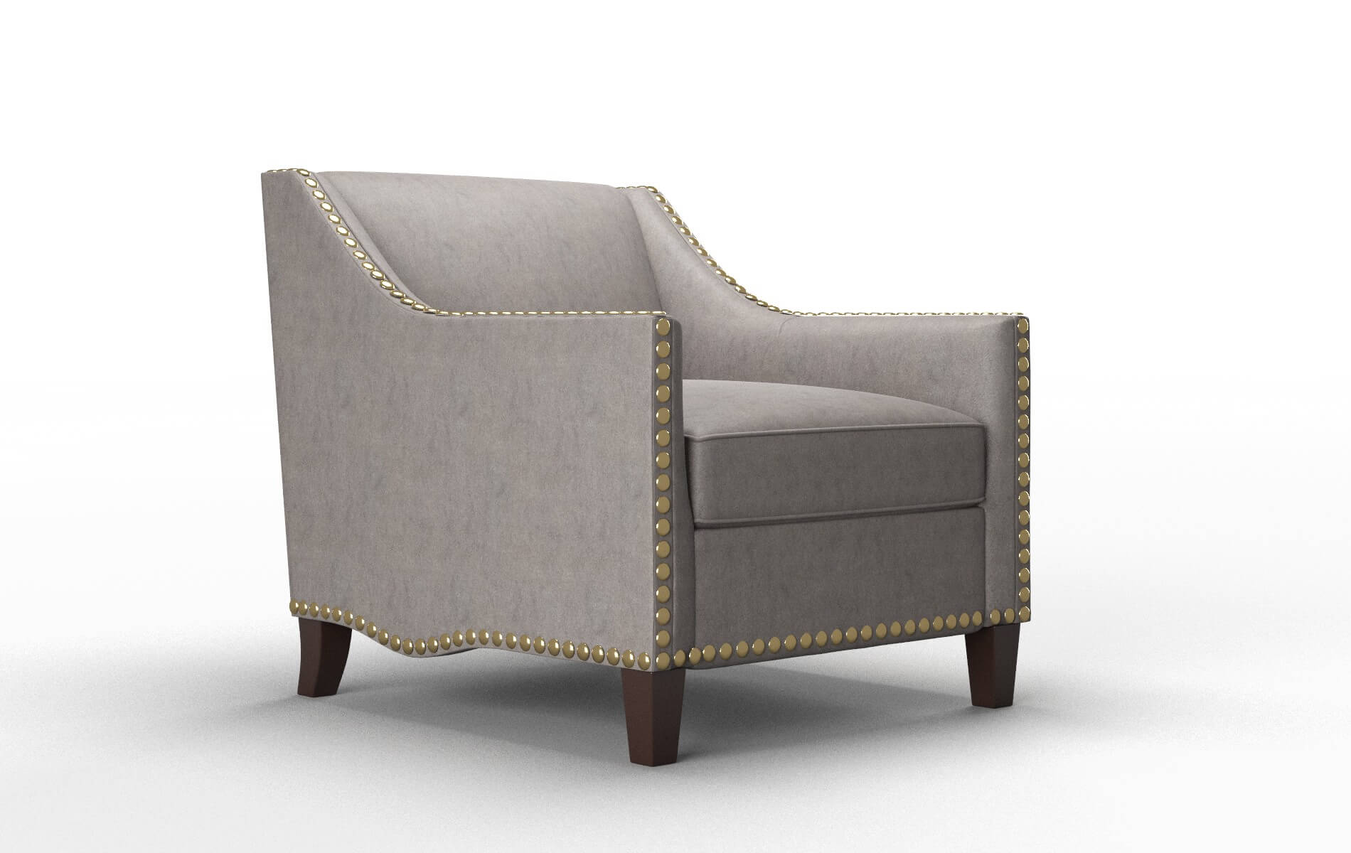 Amsterdam Suave Slate Chair espresso legs 2