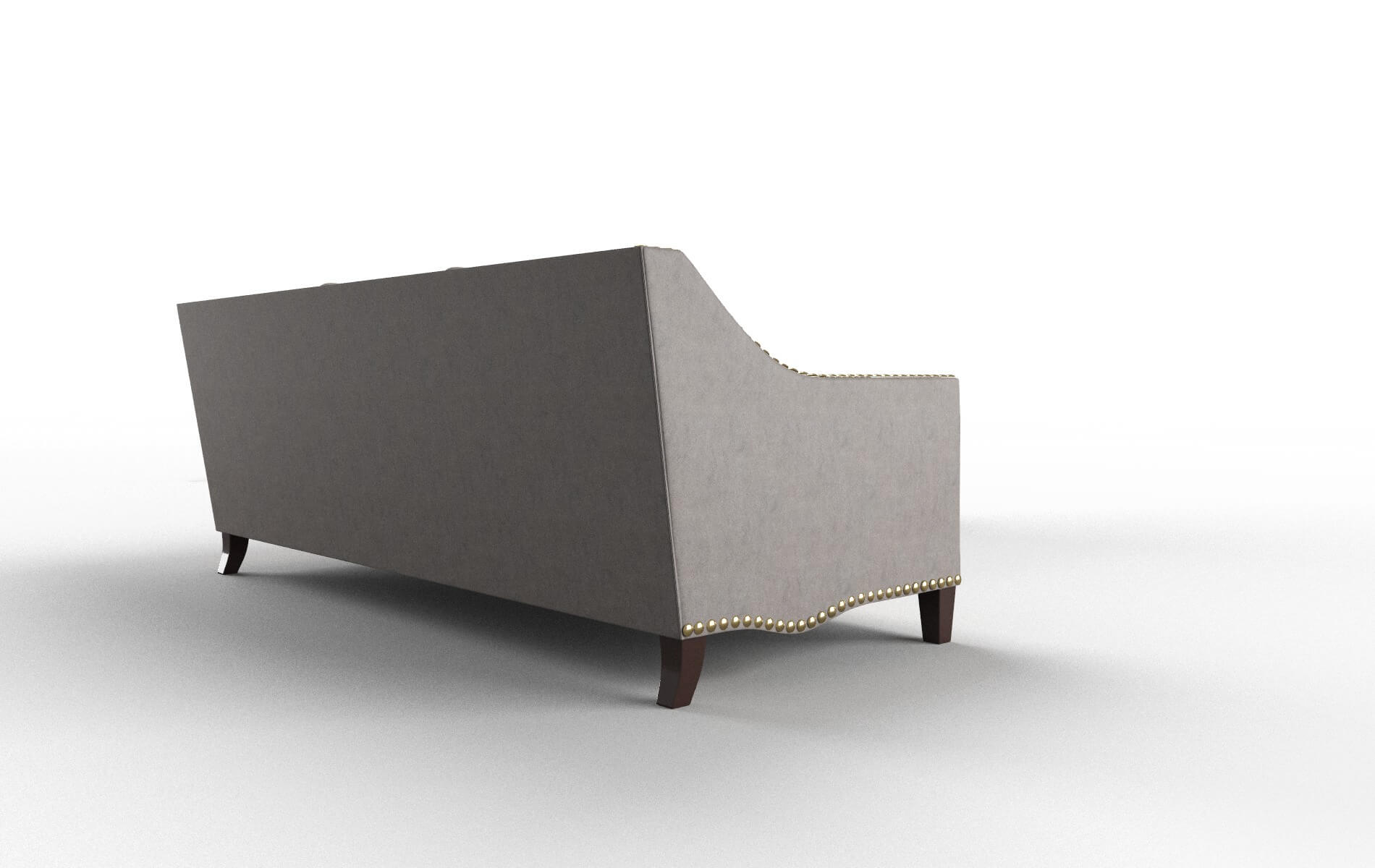 Amsterdam Suave Slate Sectional espresso legs 3