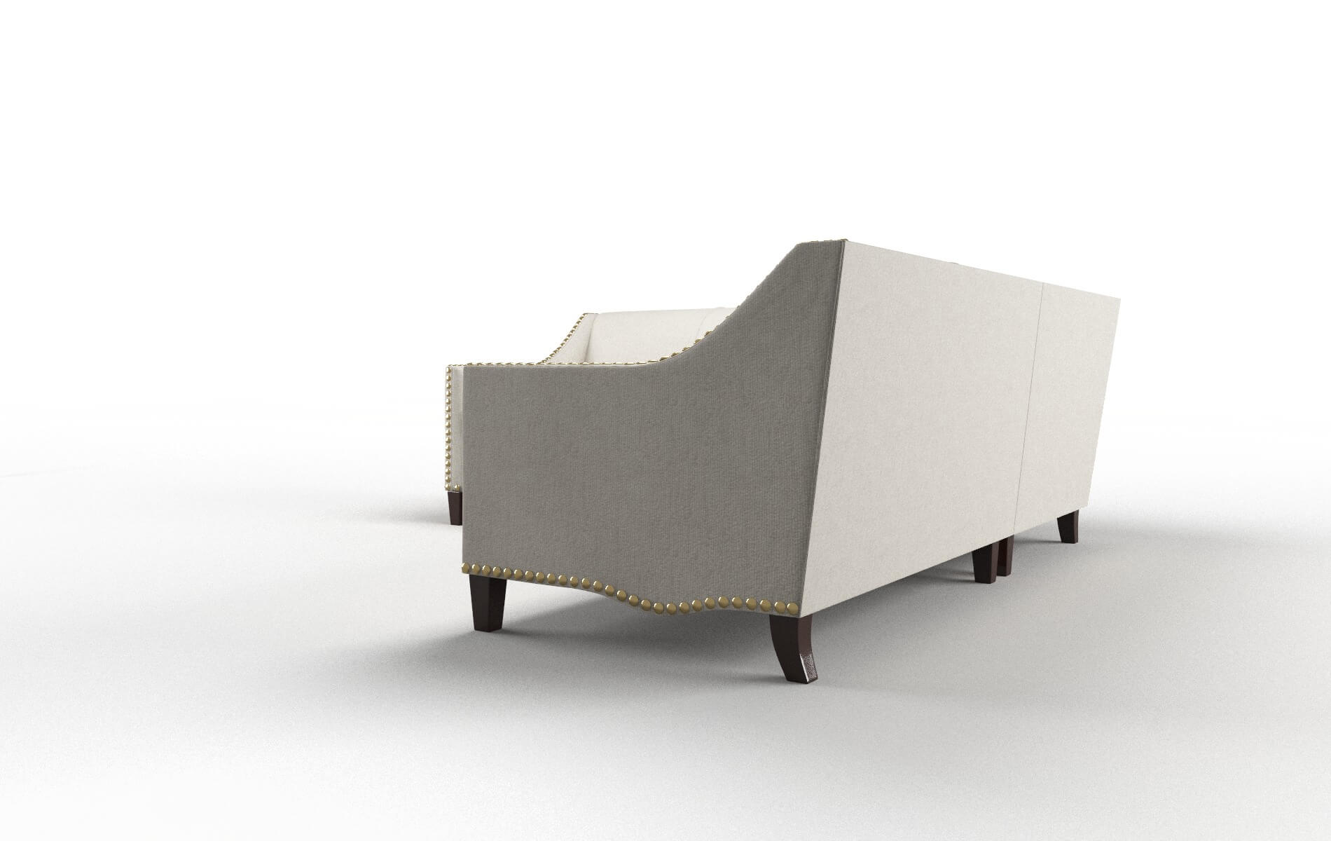 Amsterdam Terrain Natural Sectional espresso legs 4