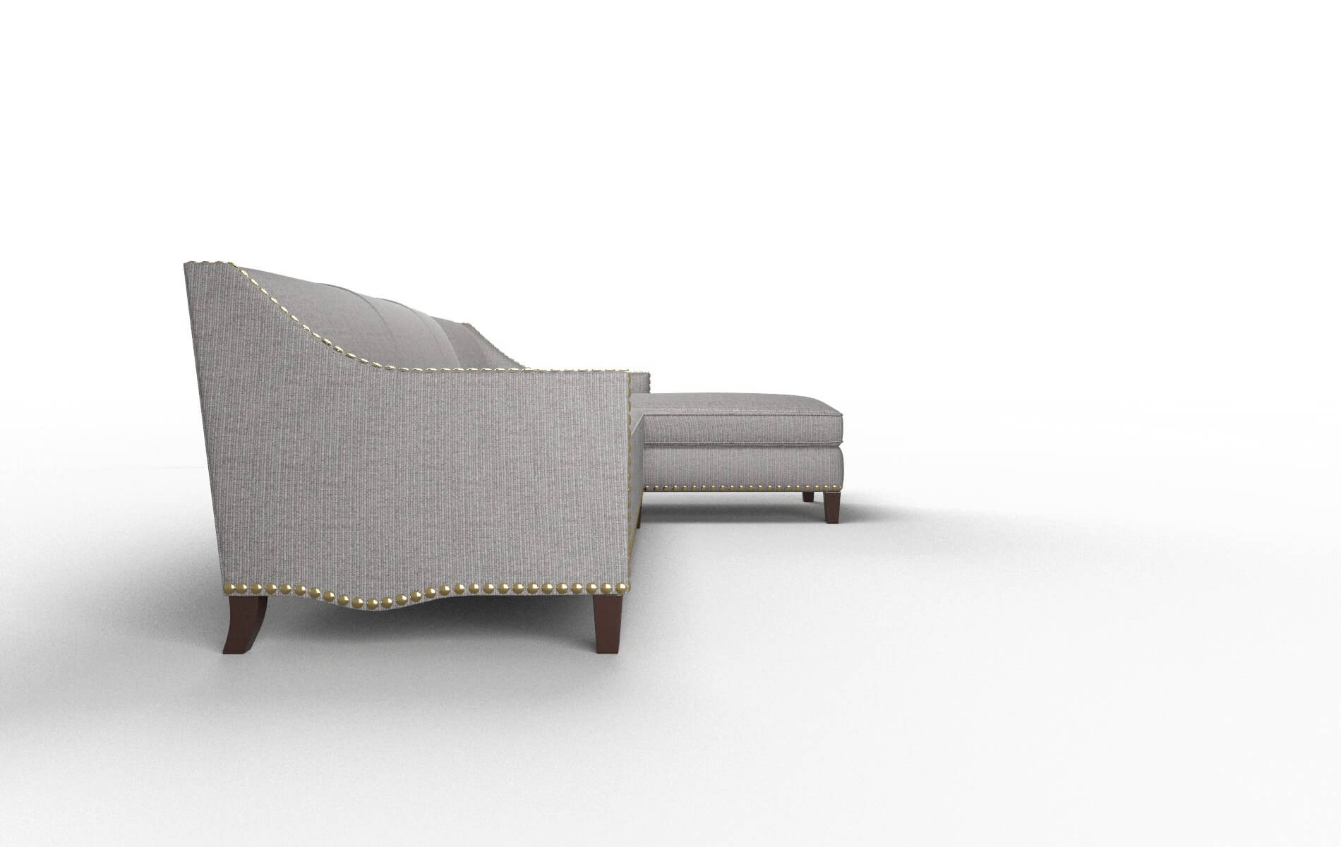 Amsterdam Terrain Oatmeal Panel espresso legs 3