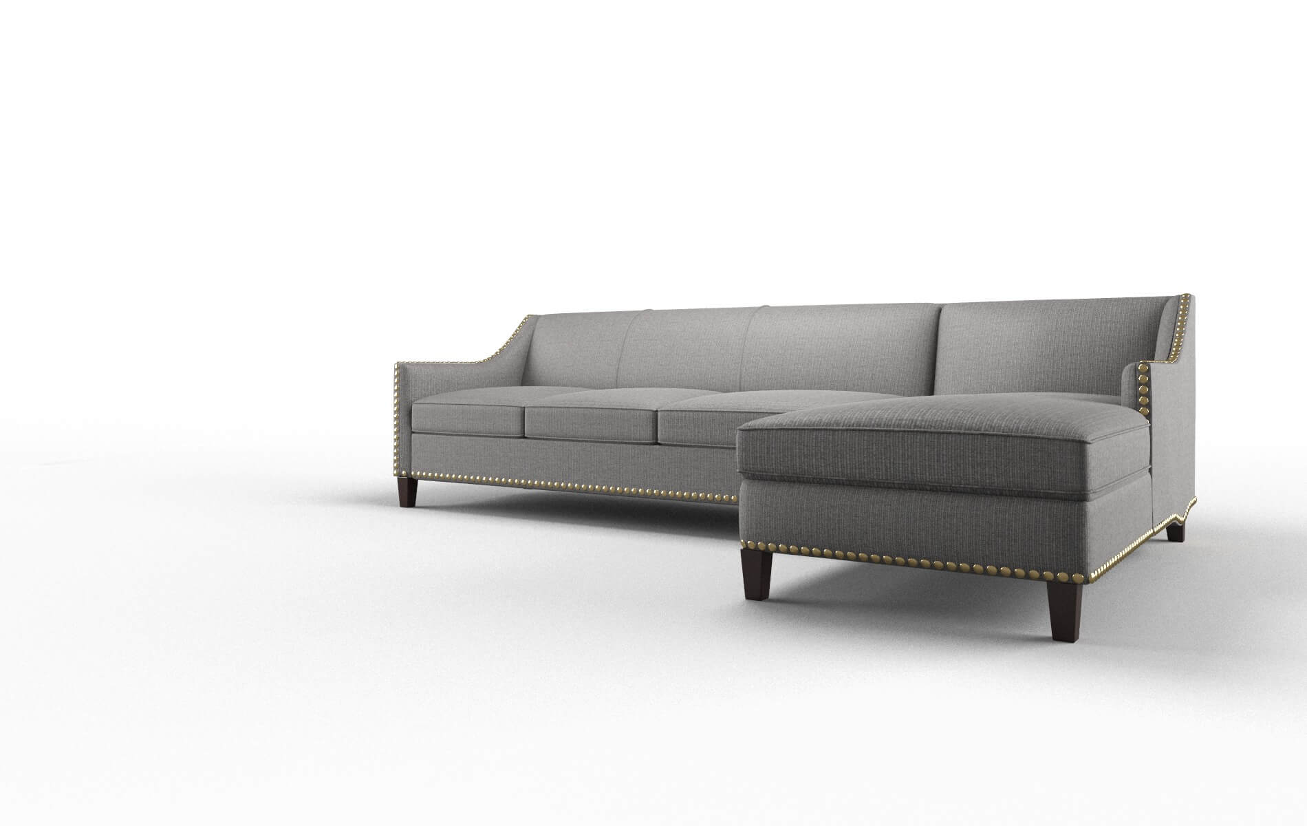 Amsterdam Terrain Oatmeal Panel espresso legs 4