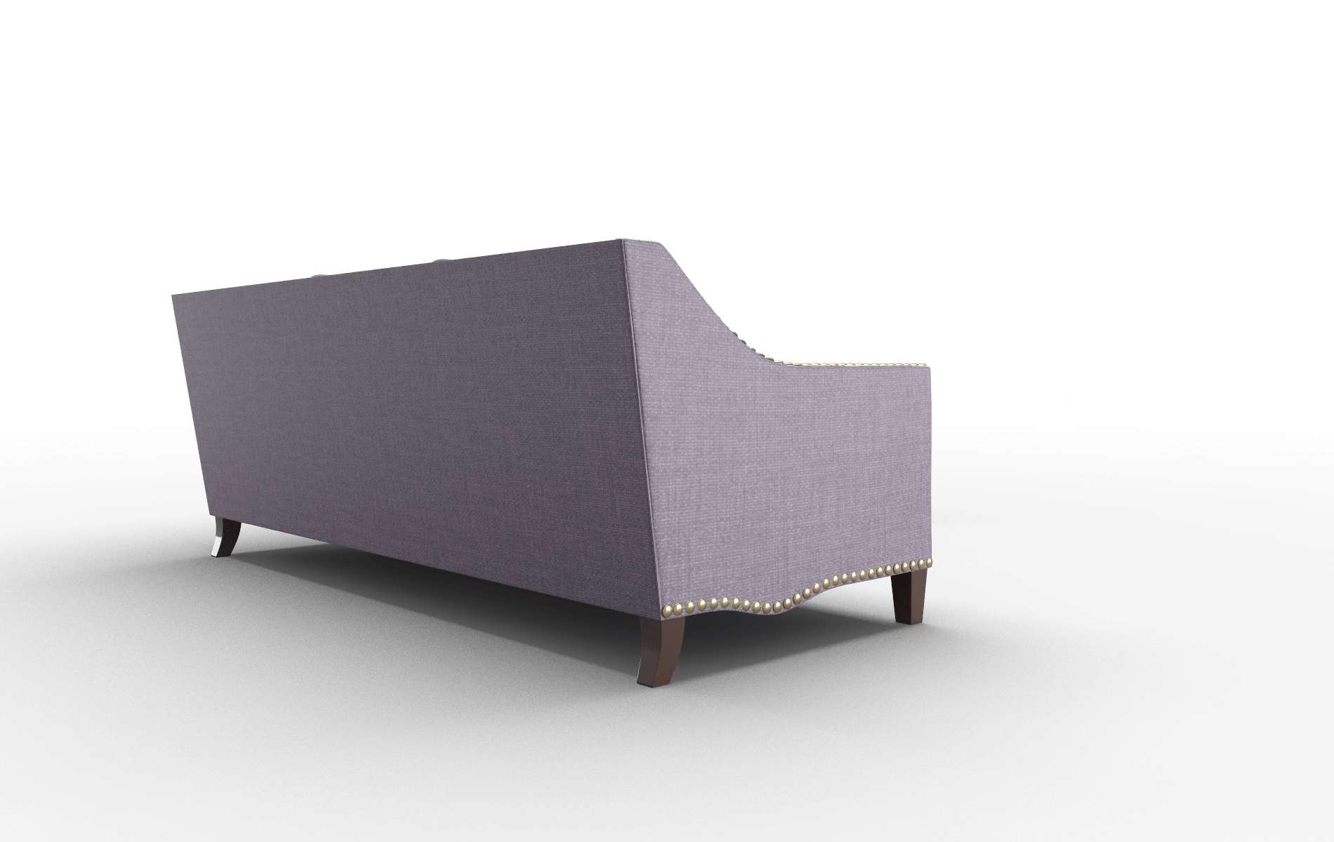 Amsterdam Tess Blackberry Sectional espresso legs 3