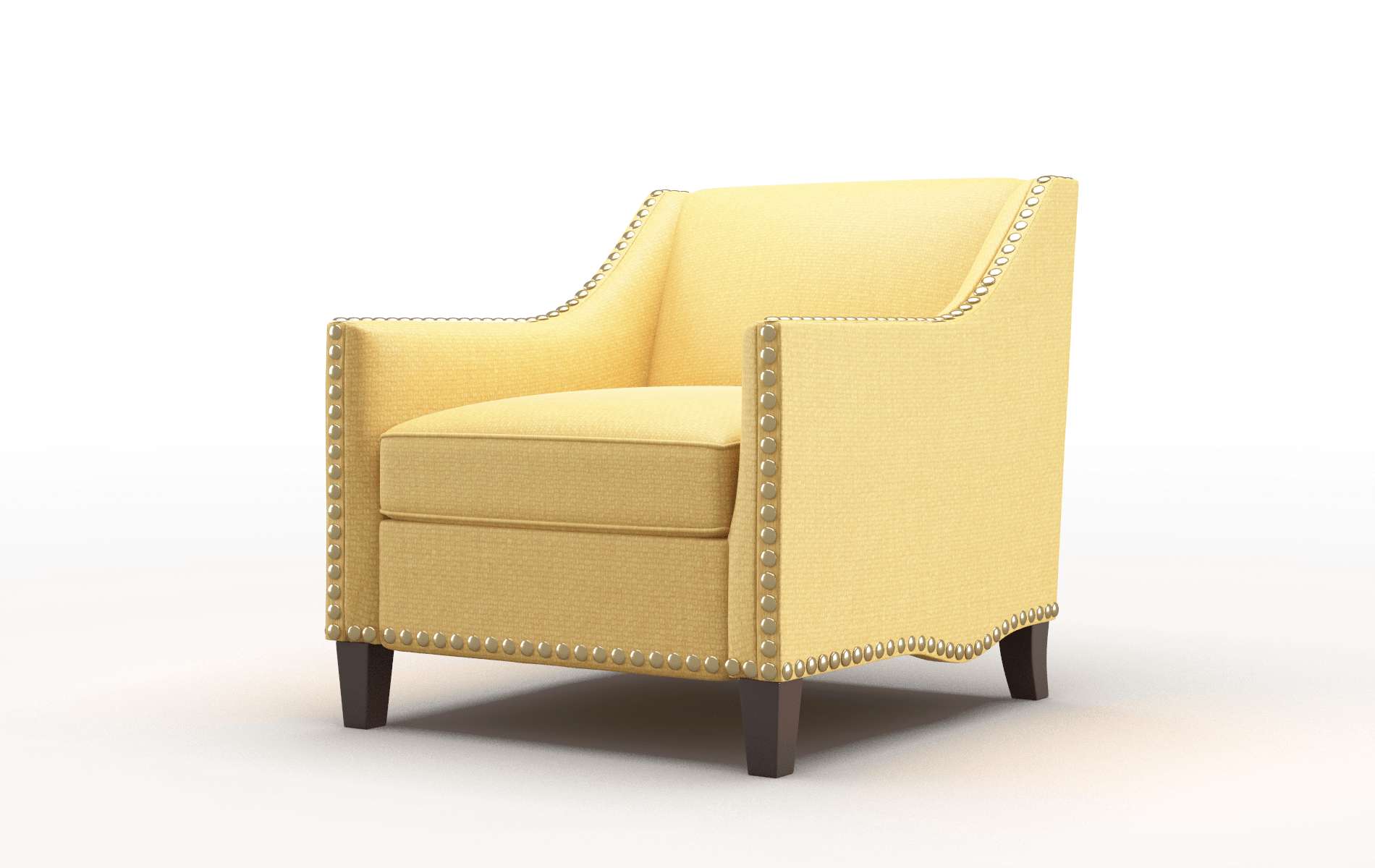 Amsterdam Tess Turmeric Chair espresso legs 4