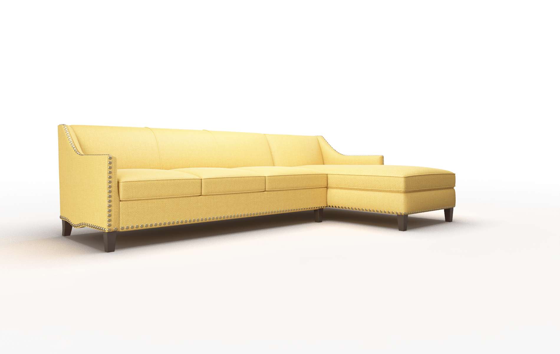 Amsterdam Tess Turmeric Panel espresso legs 2