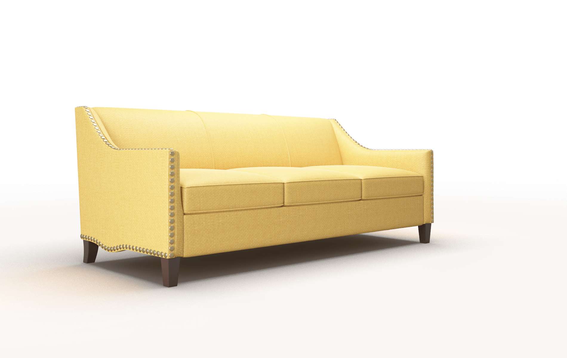 Amsterdam Tess Turmeric Sofa espresso legs 2