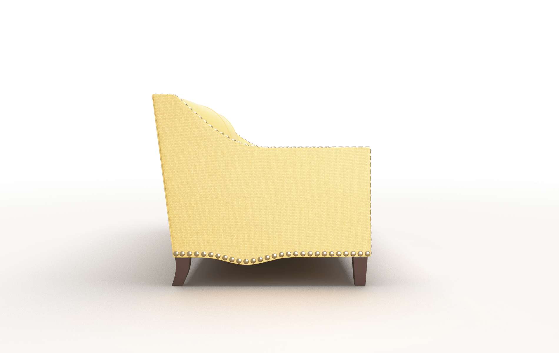 Amsterdam Tess Turmeric Sofa espresso legs 3