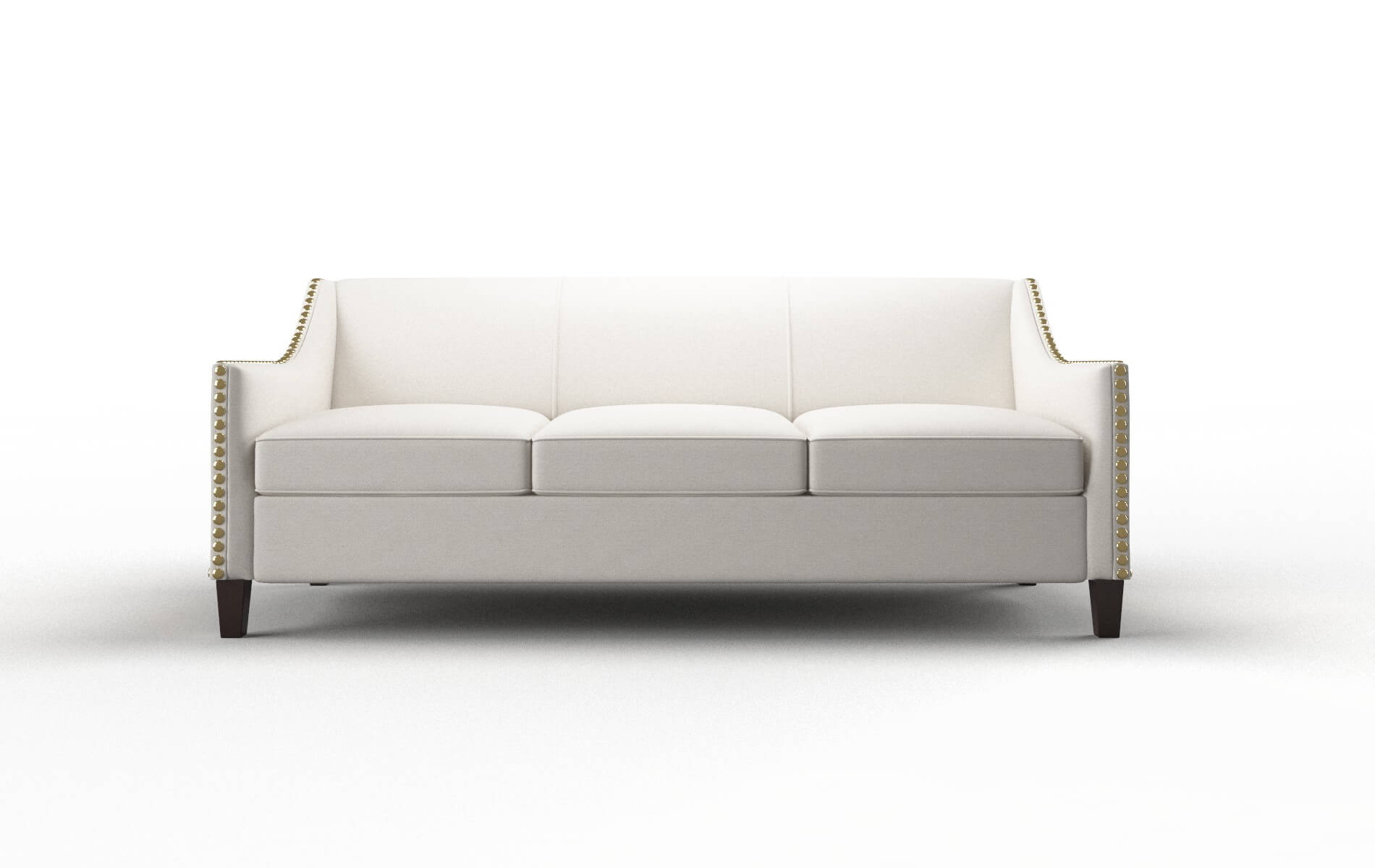 Amsterdam Venice Eggshell Sofa espresso legs 1