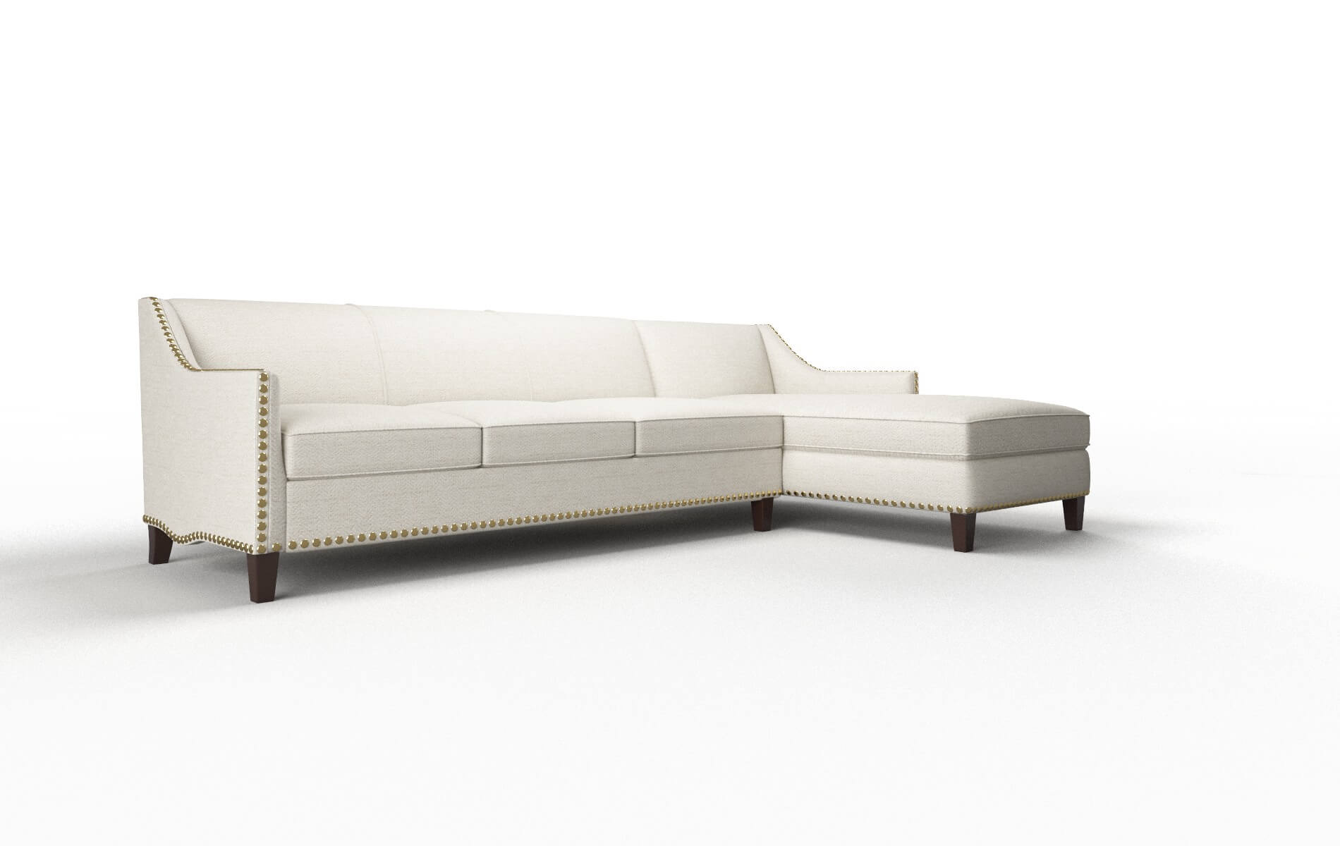 Amsterdam Venus Cream Panel espresso legs 2