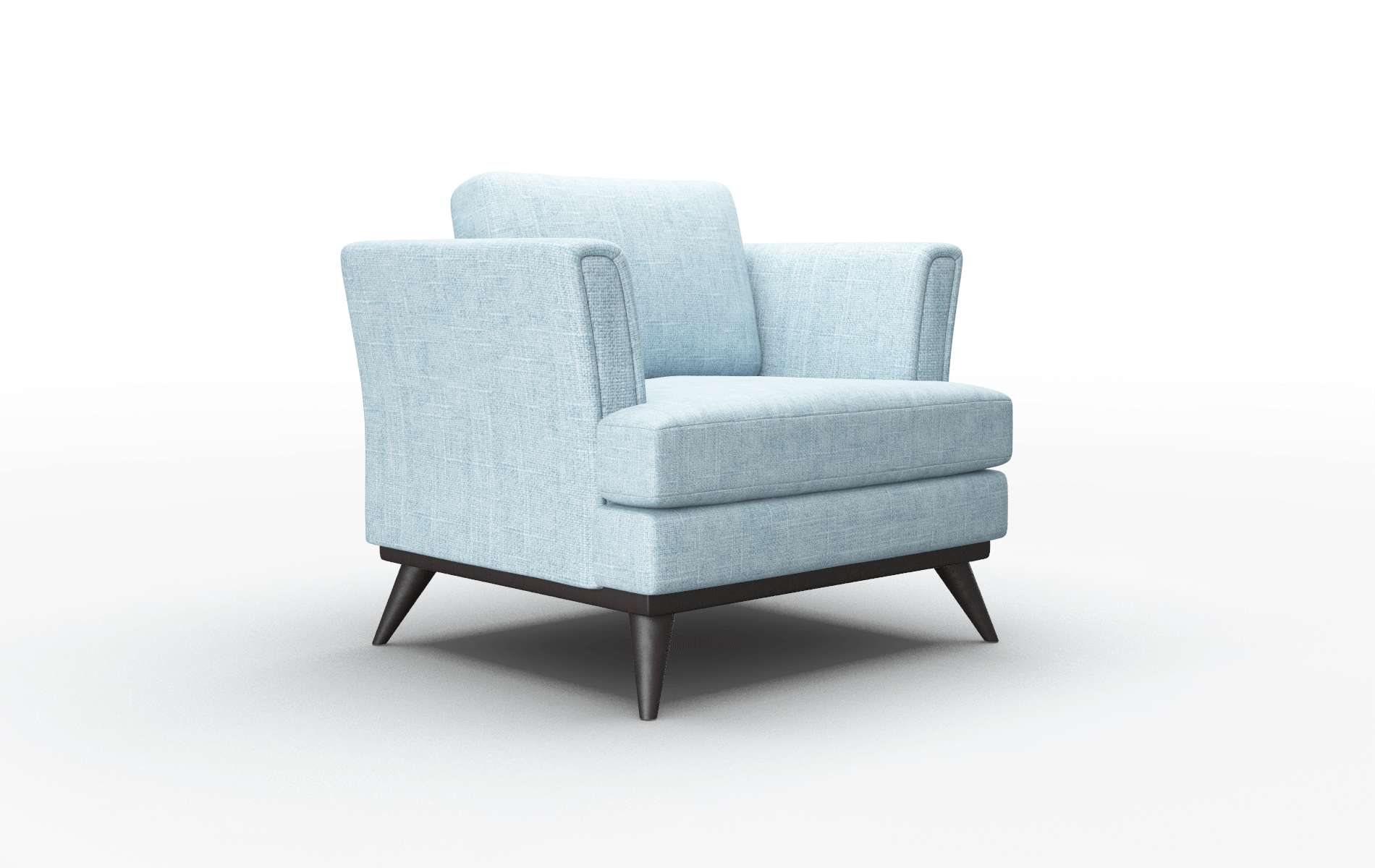 Antalya Atlas Turquoise Chair espresso legs 2