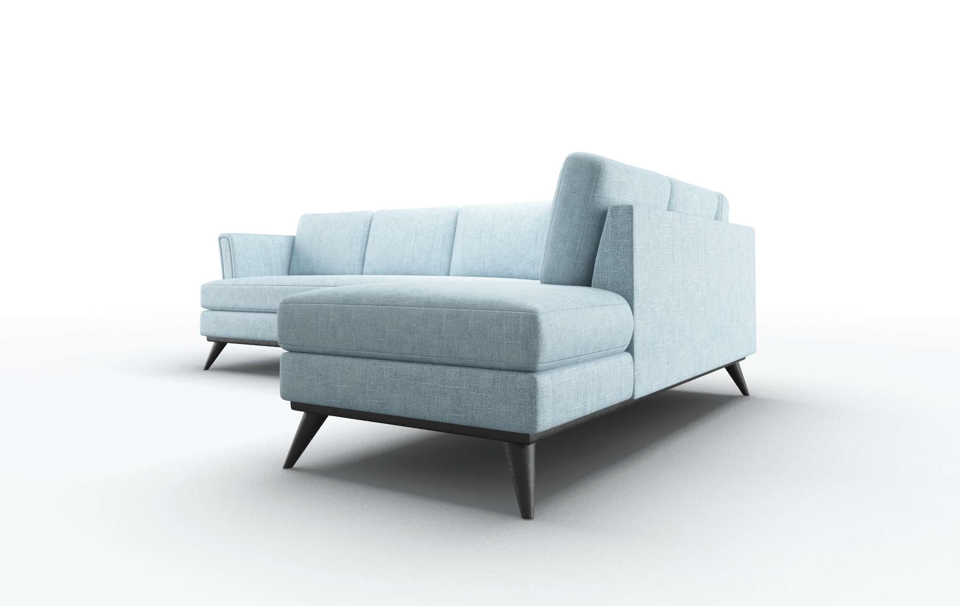 Antalya Atlas Turquoise Panel espresso legs 4