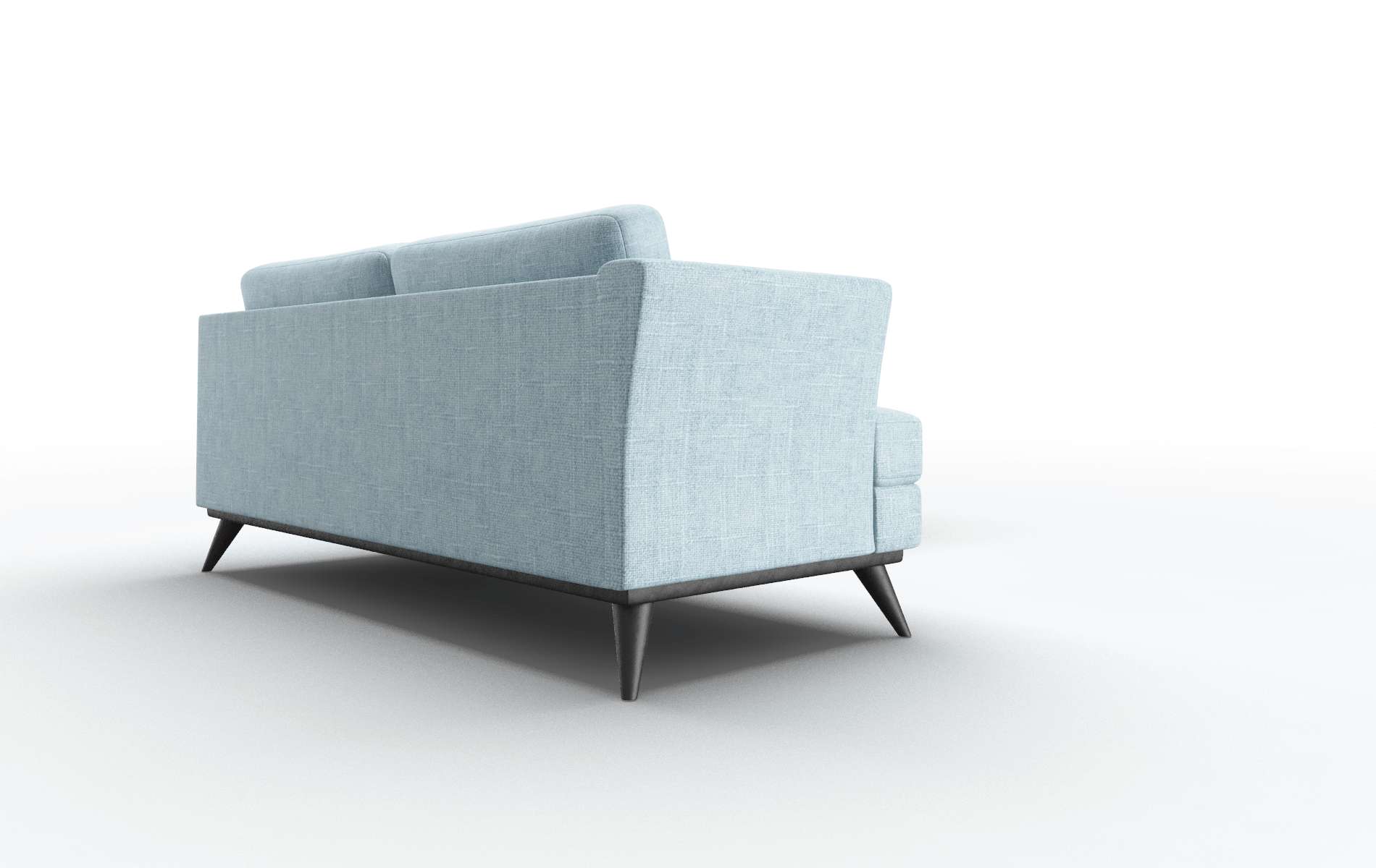Antalya Atlas Turquoise Sectional espresso legs 3
