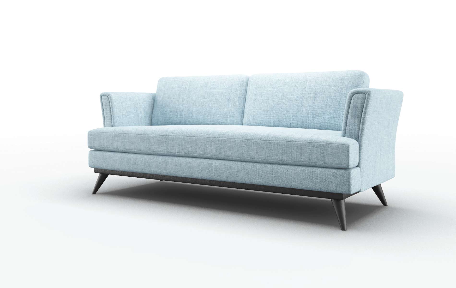 Antalya Atlas Turquoise Sofa espresso legs 4