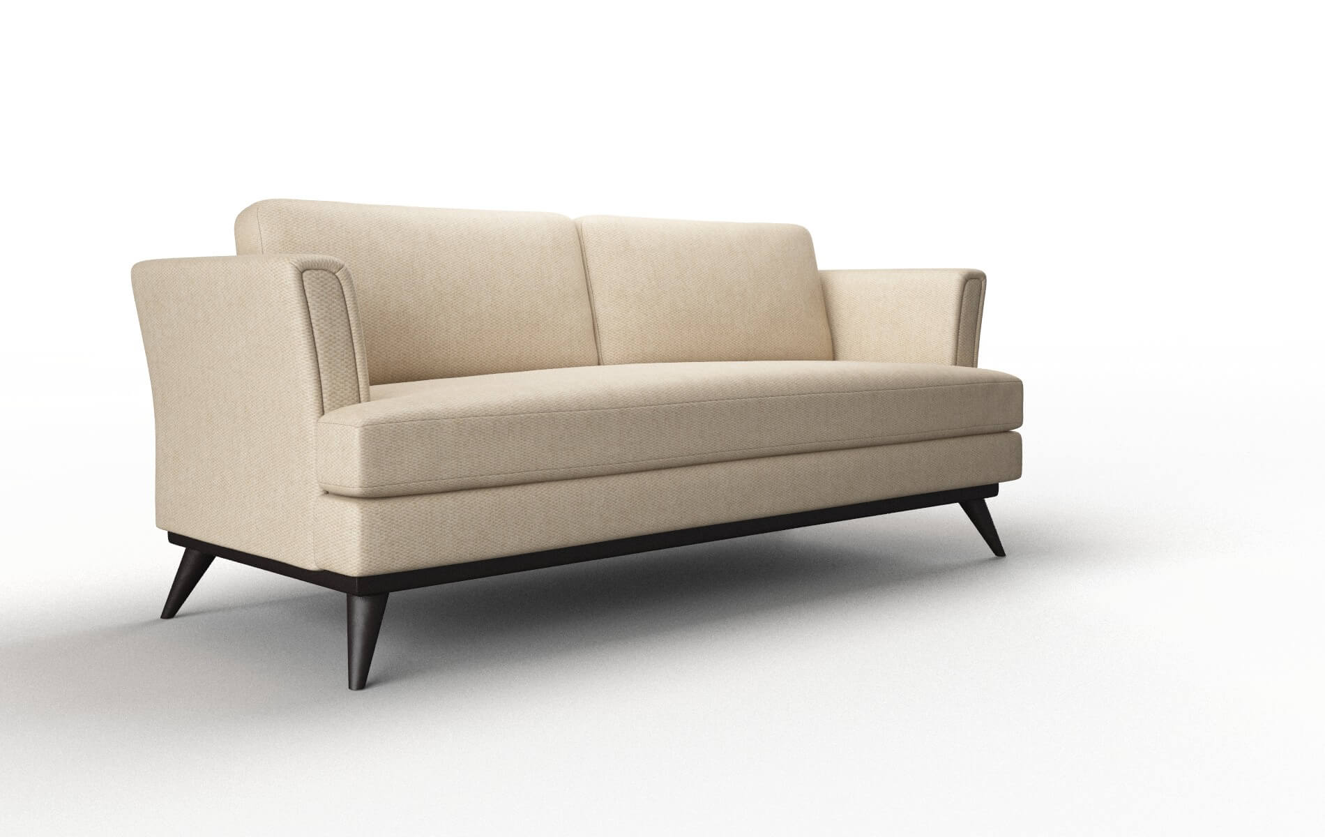 Antalya Avenger Burlap Sofa espresso legs 2