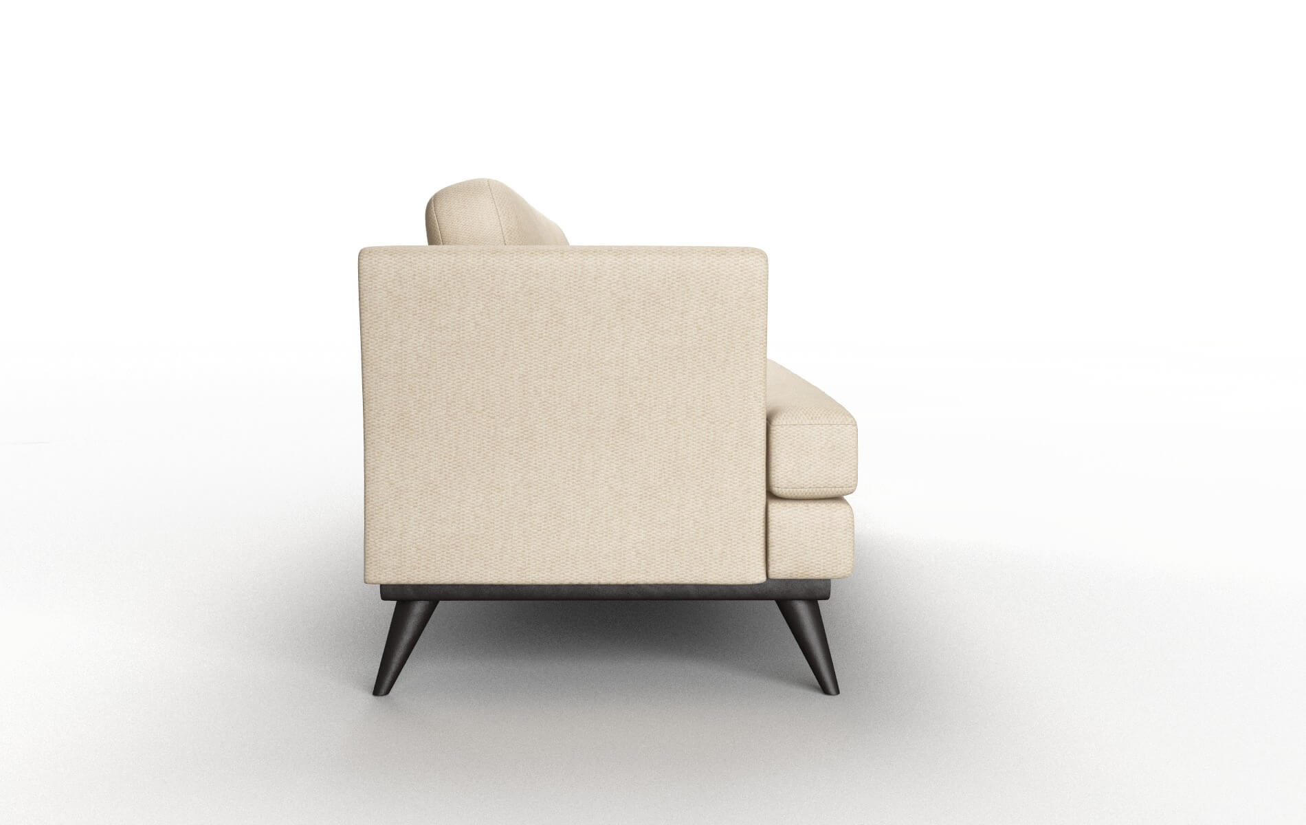 Antalya Avenger Burlap Sofa espresso legs 3