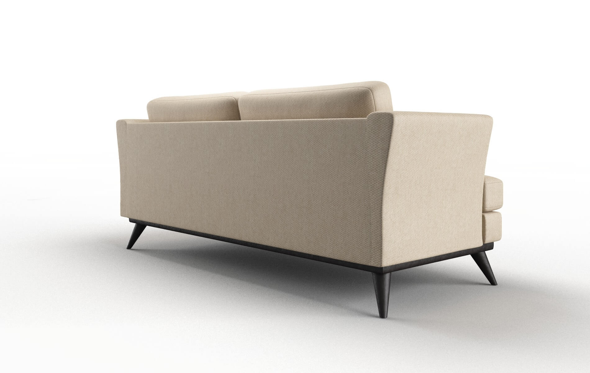 Antalya Avenger Burlap Sofa espresso legs 5