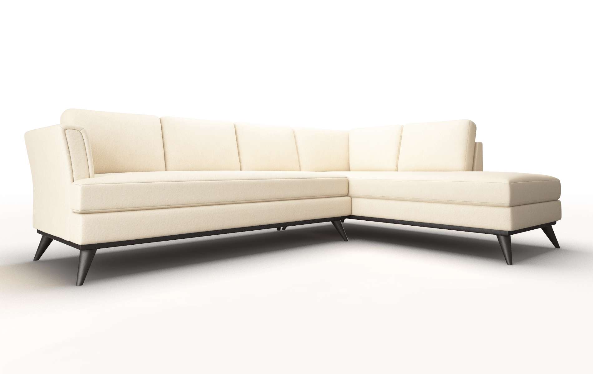 Antalya Bella Buckwheat Panel espresso legs 2