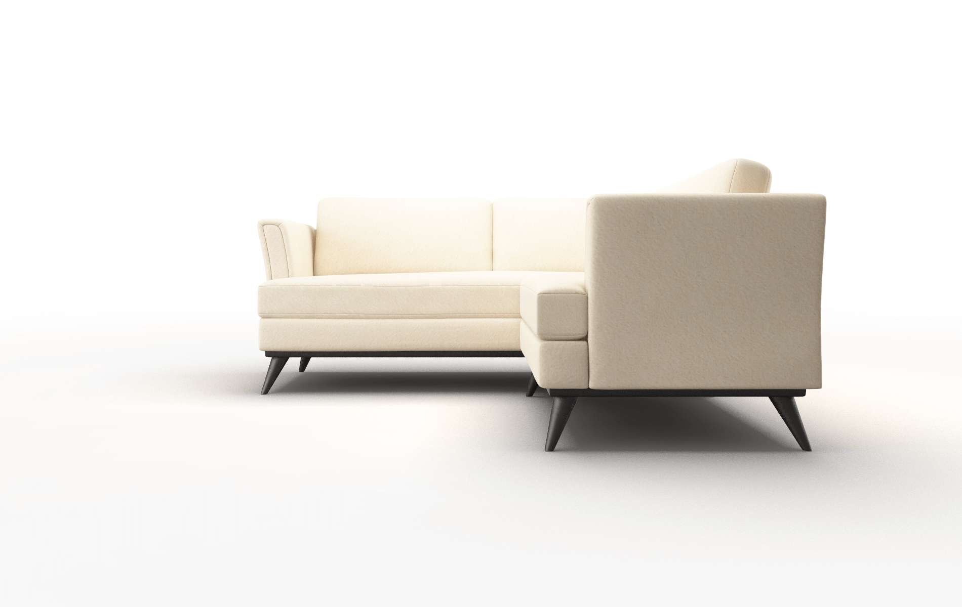 Antalya Bella Buckwheat Sectional espresso legs 5