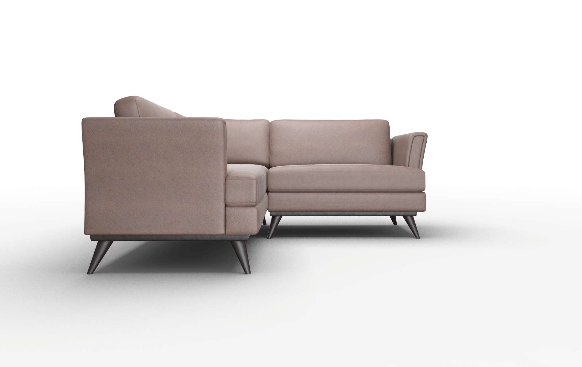 Antalya Bella Espresso Sectional espresso legs 2