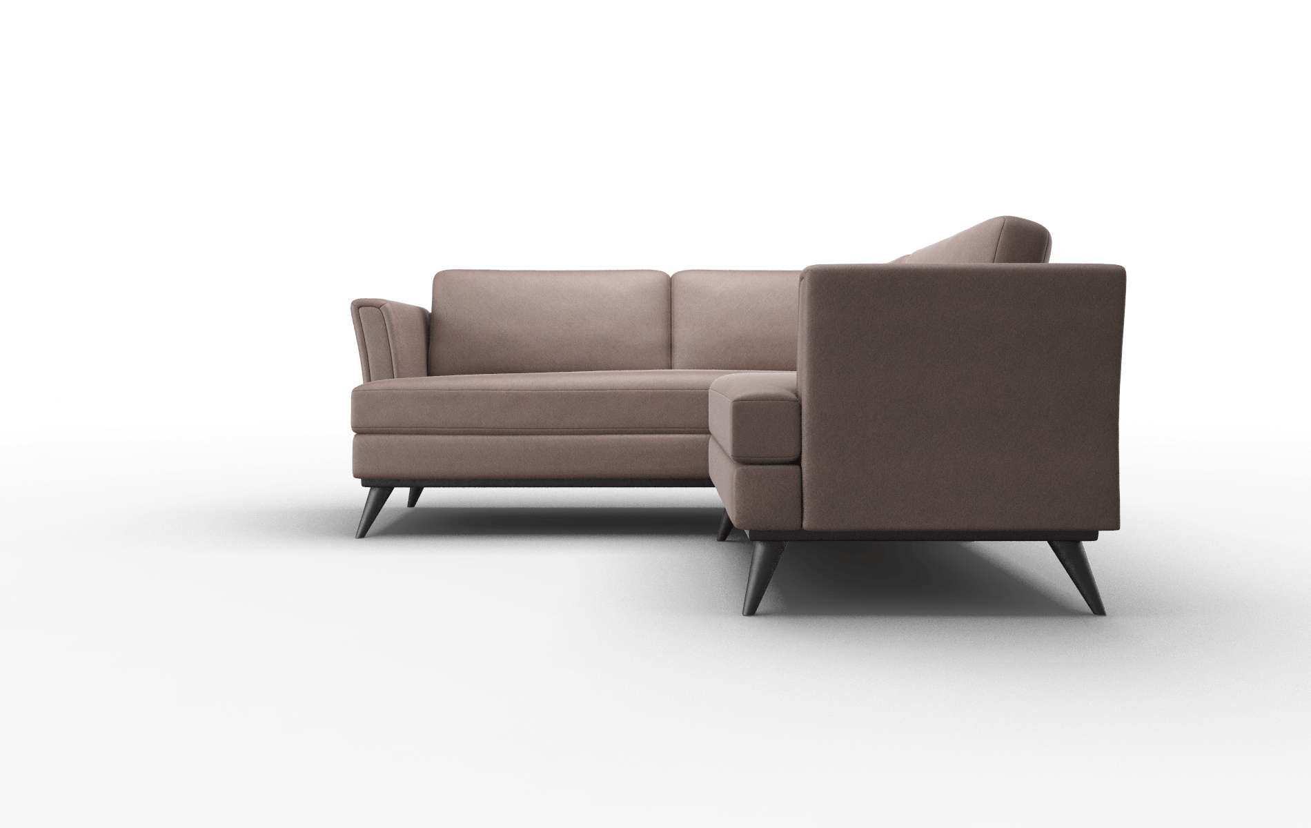 Antalya Bella Espresso Sectional espresso legs 5