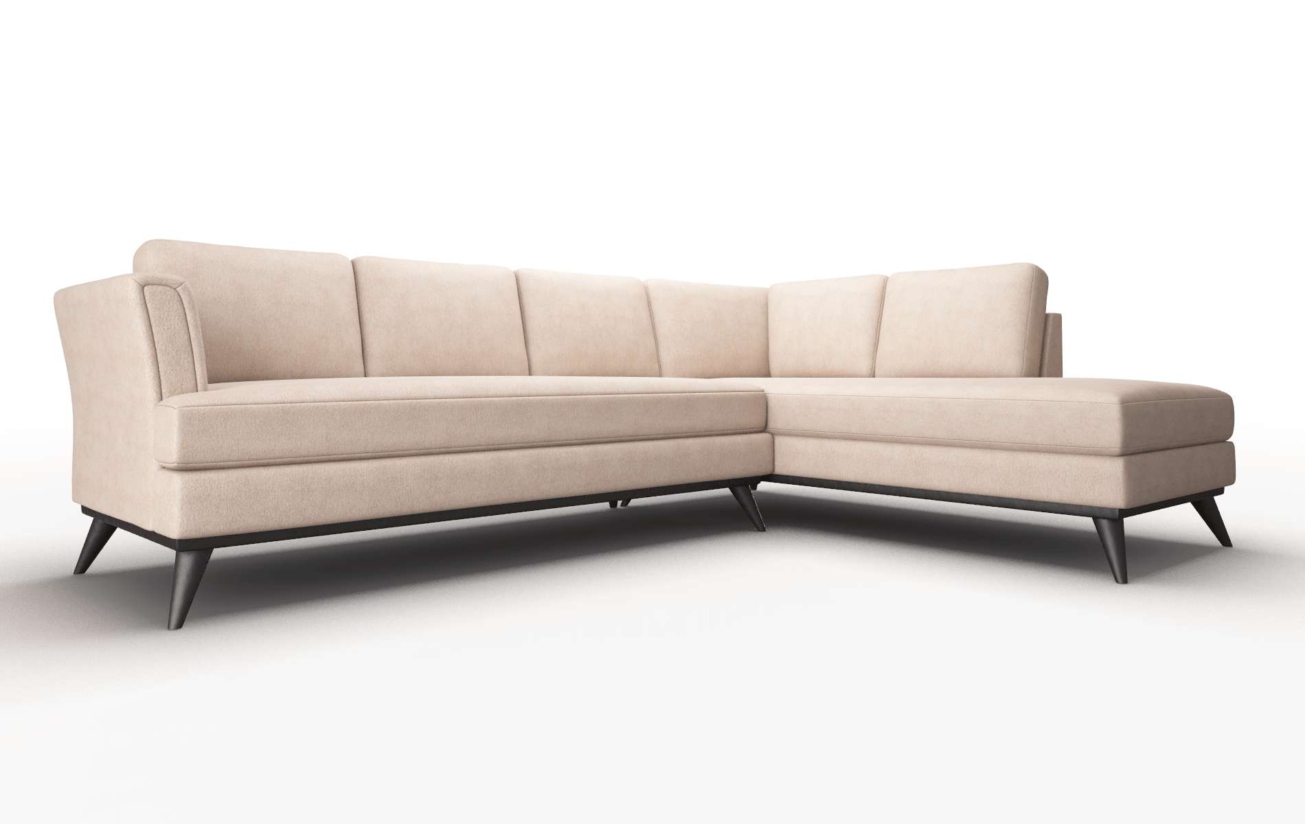 Antalya Bella Pewter Panel espresso legs 2