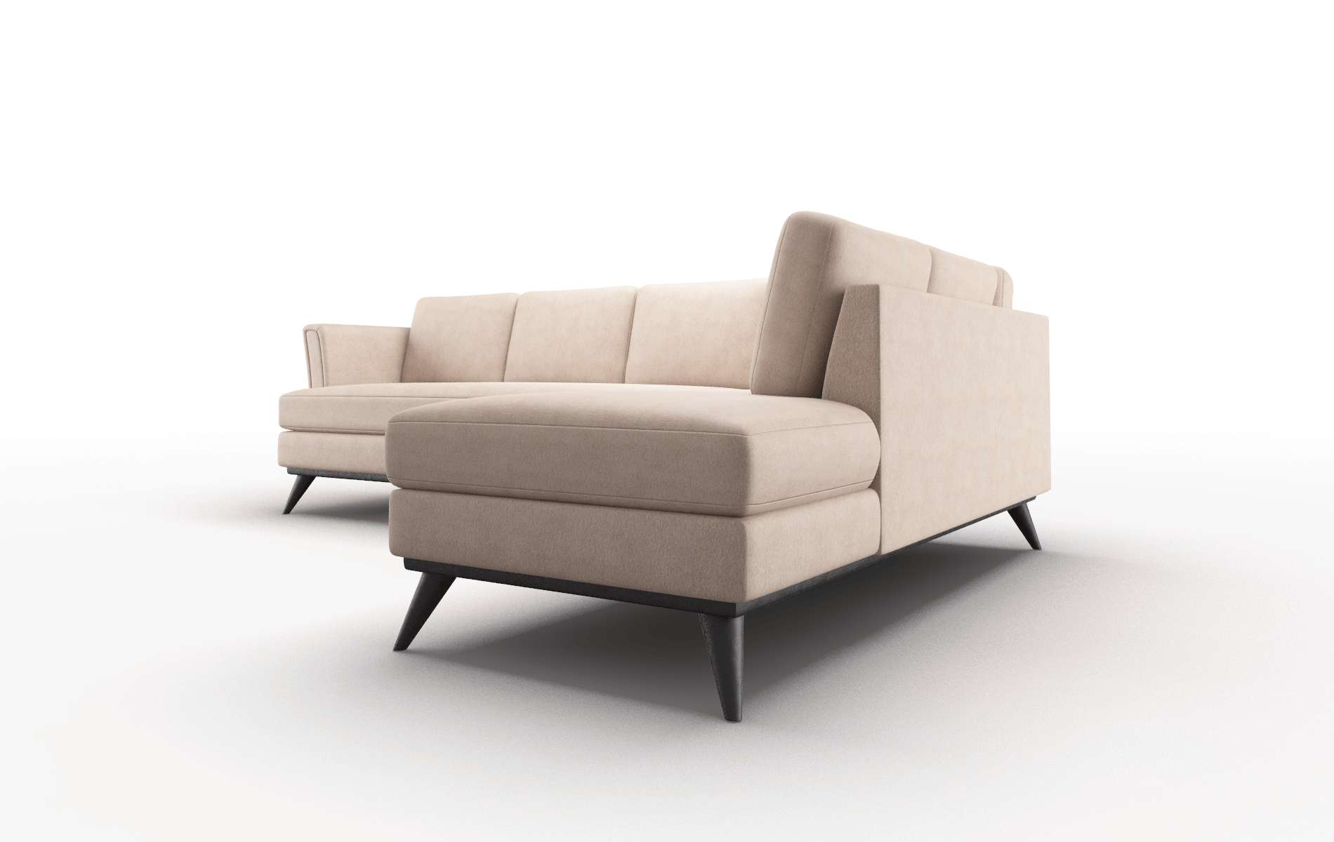 Antalya Bella Pewter Panel espresso legs 4