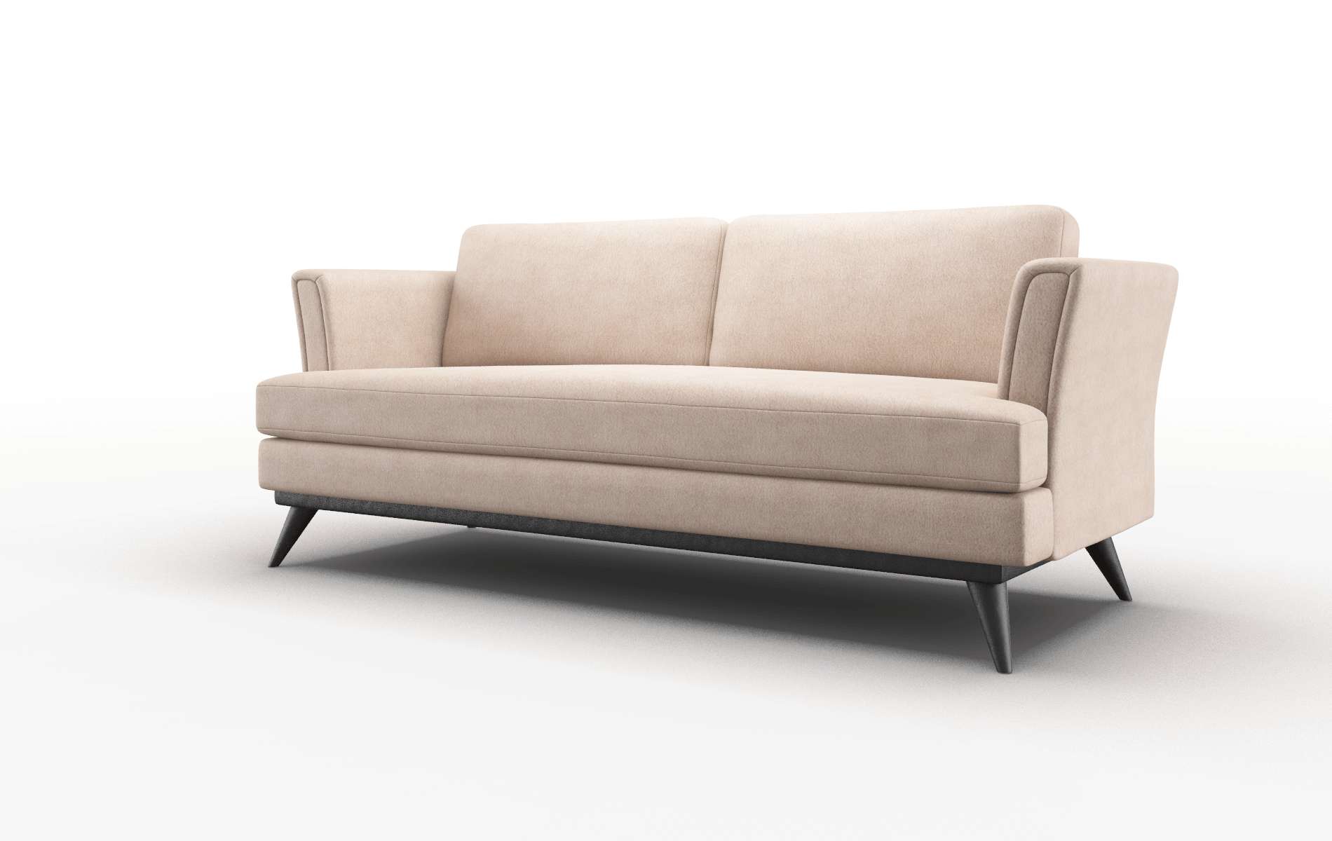 Antalya Bella Pewter Sofa espresso legs 4