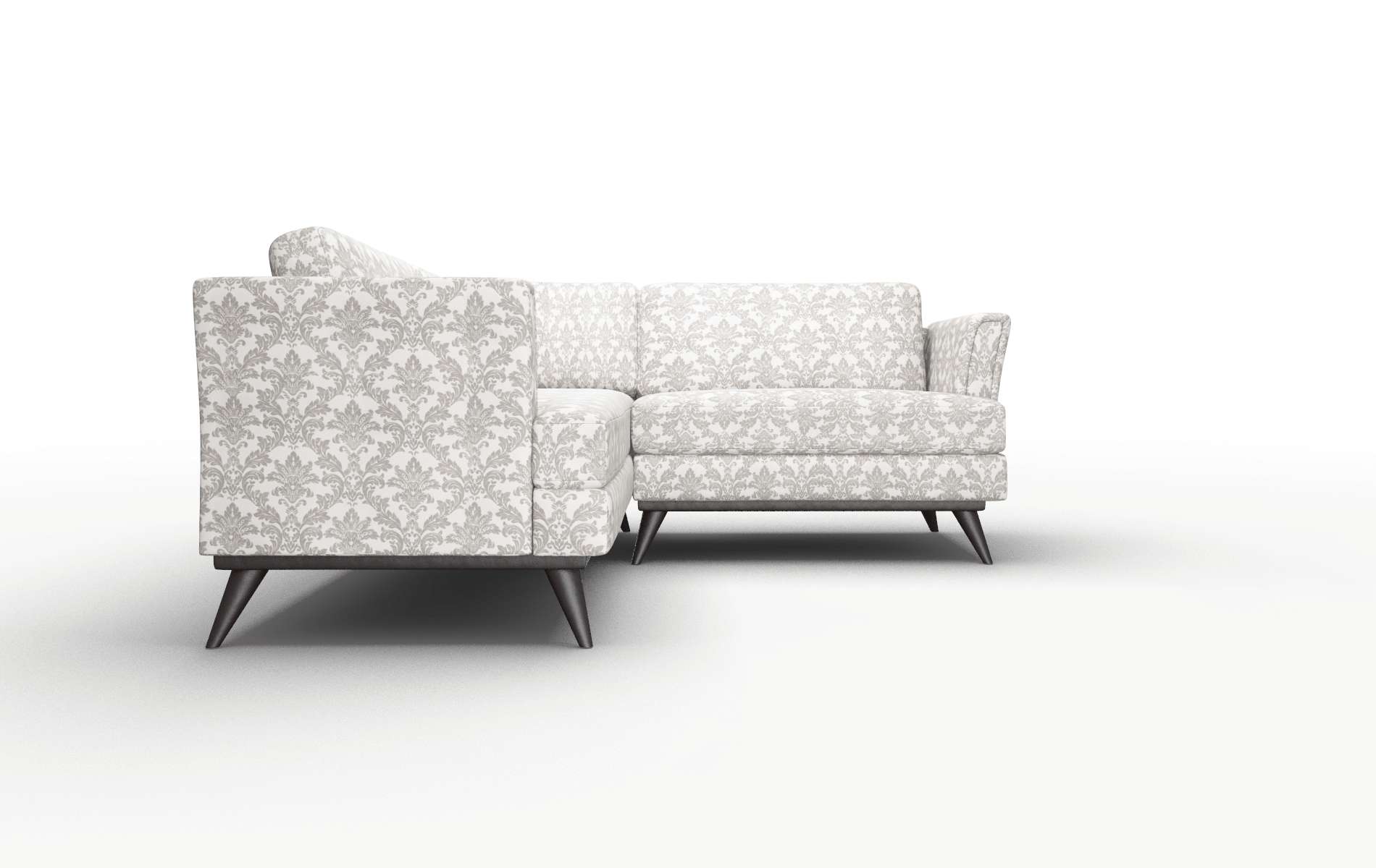 Antalya Bergamo Dove Sectional espresso legs 2
