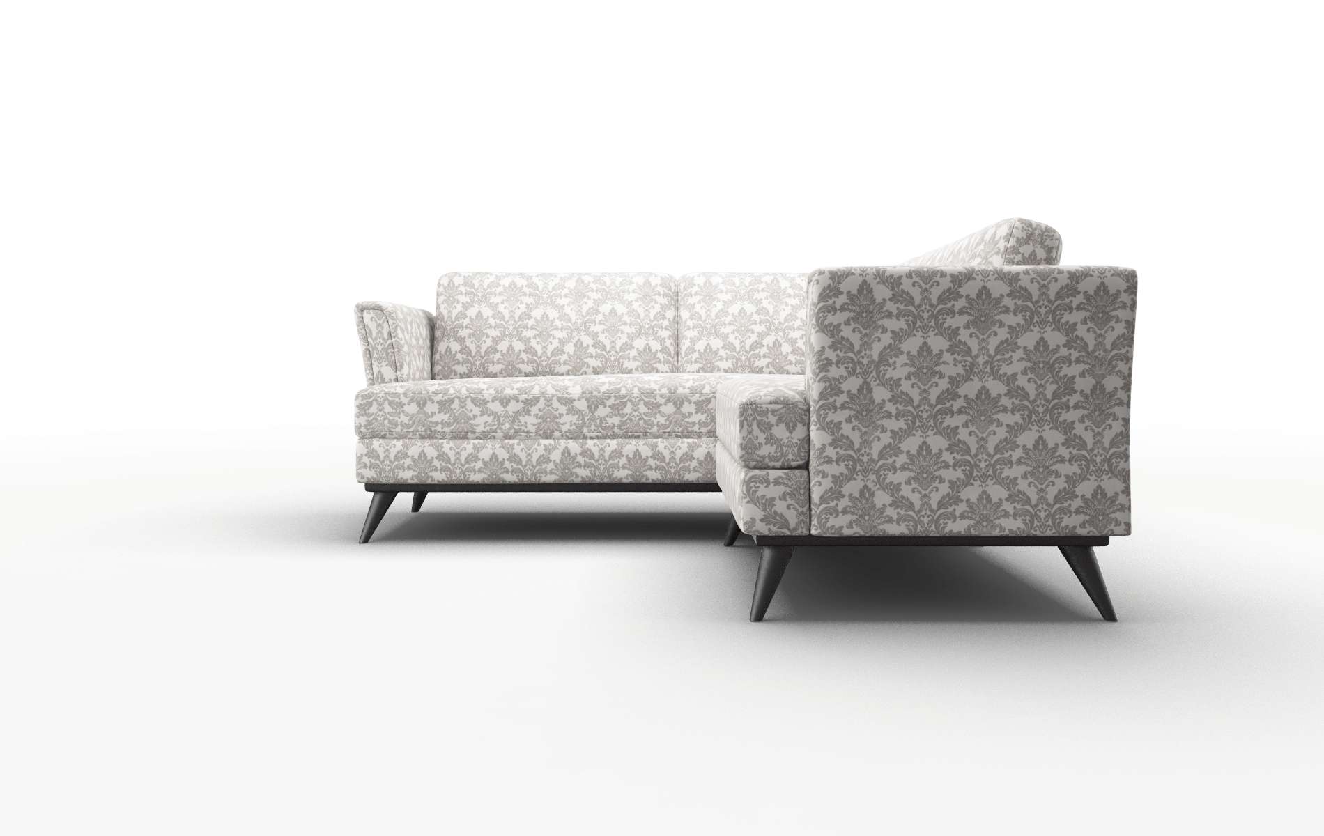Antalya Bergamo Dove Sectional espresso legs 5