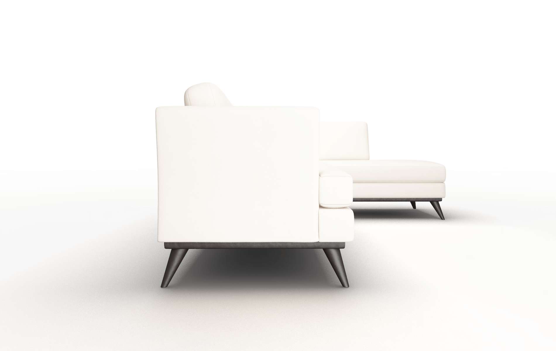 Antalya Blanche Milky Panel espresso legs 3