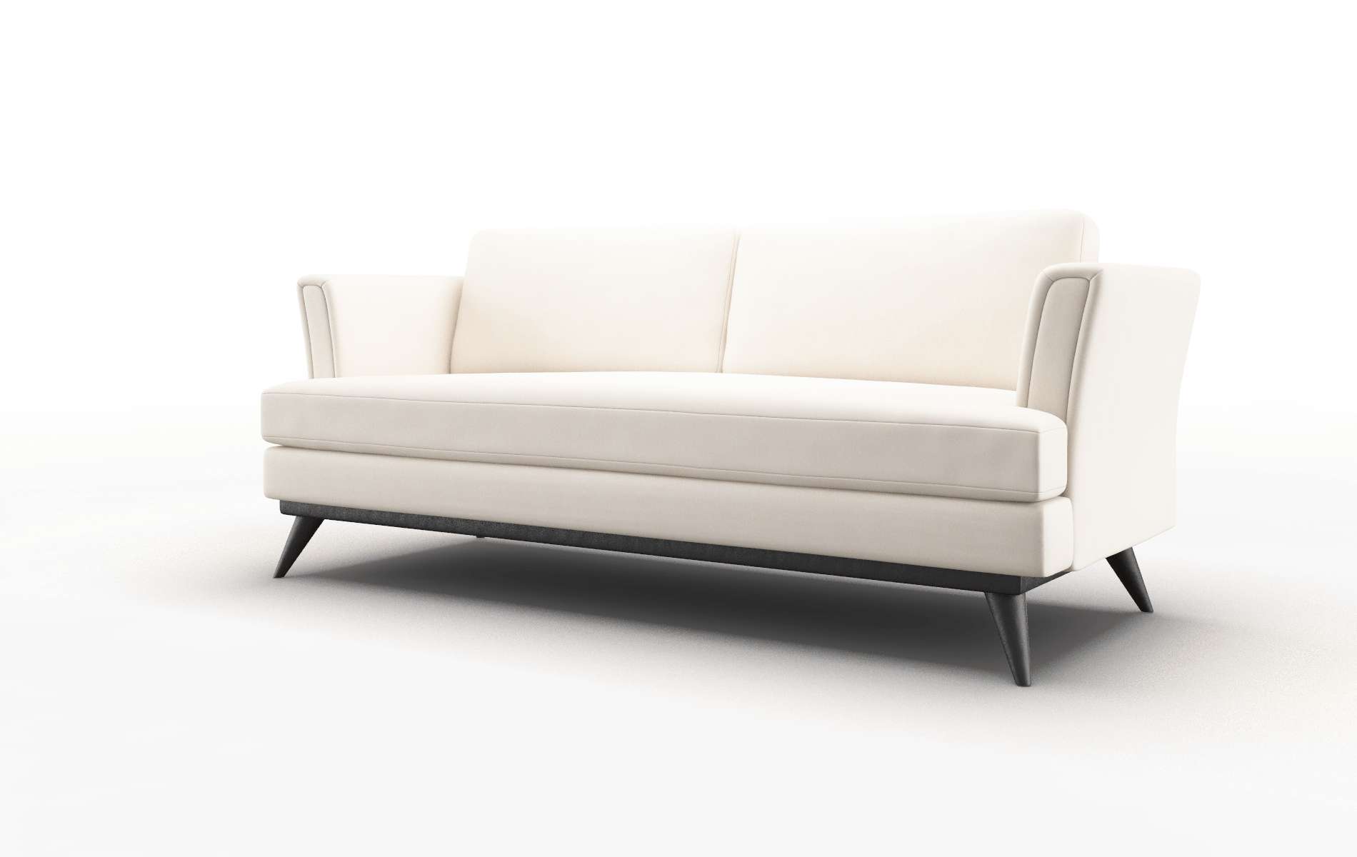 Antalya Blanche Milky Sofa espresso legs 4