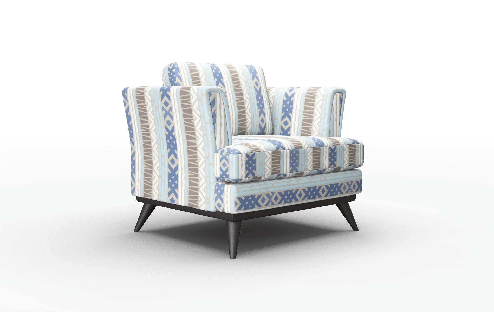 Antalya Bodhi Indigo Chair espresso legs 2
