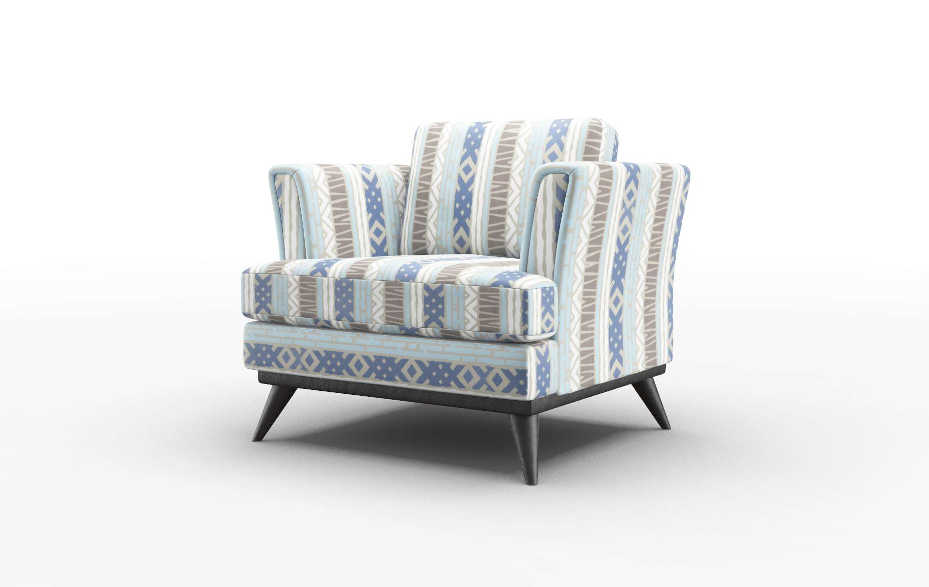 Antalya Bodhi Indigo Chair espresso legs 4