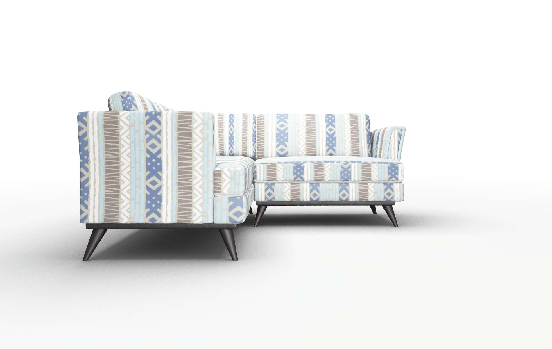 Antalya Bodhi Indigo Sectional espresso legs 2