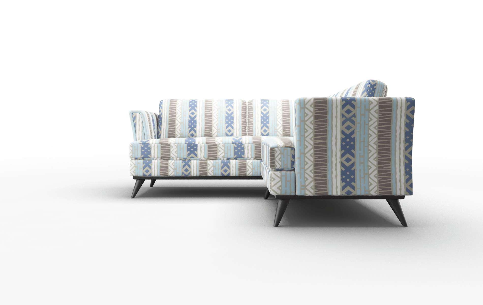 Antalya Bodhi Indigo Sectional espresso legs 5