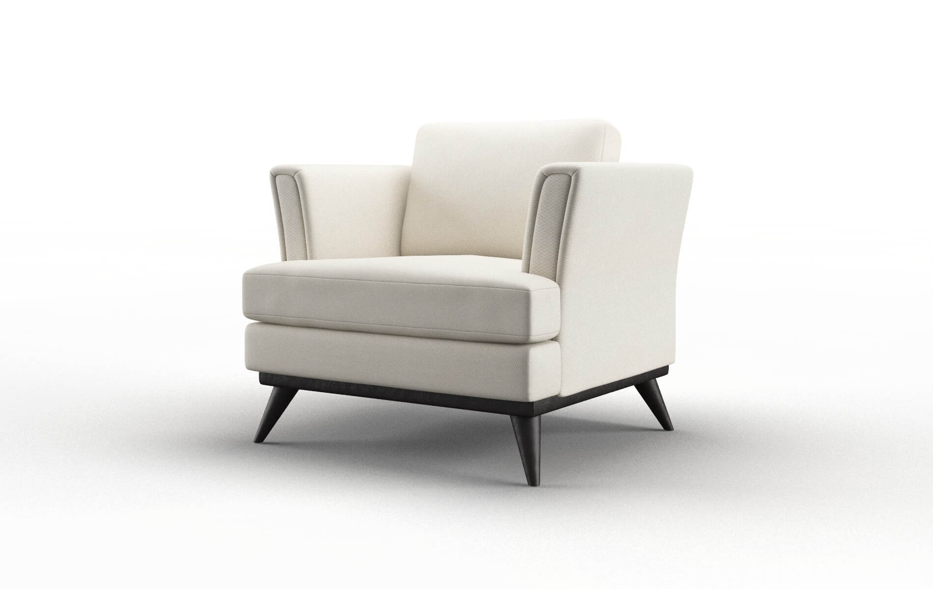 Antalya Bungalow Ivory Chair espresso legs 4