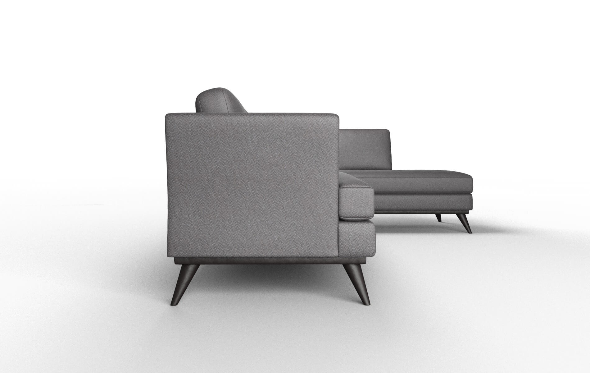 Antalya Catalina Charcoal Panel espresso legs 3