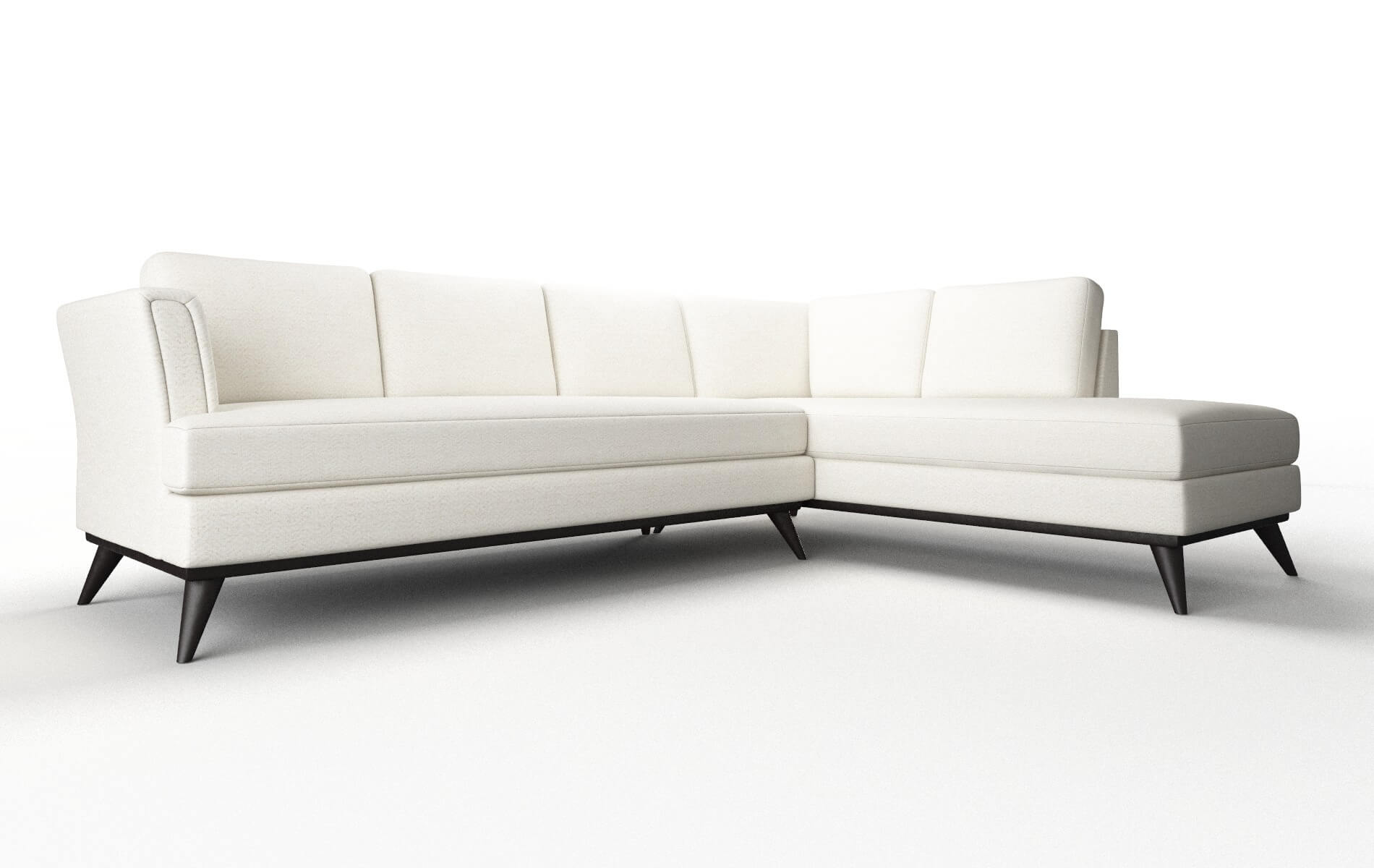 Antalya Catalina Ivory Panel espresso legs 2
