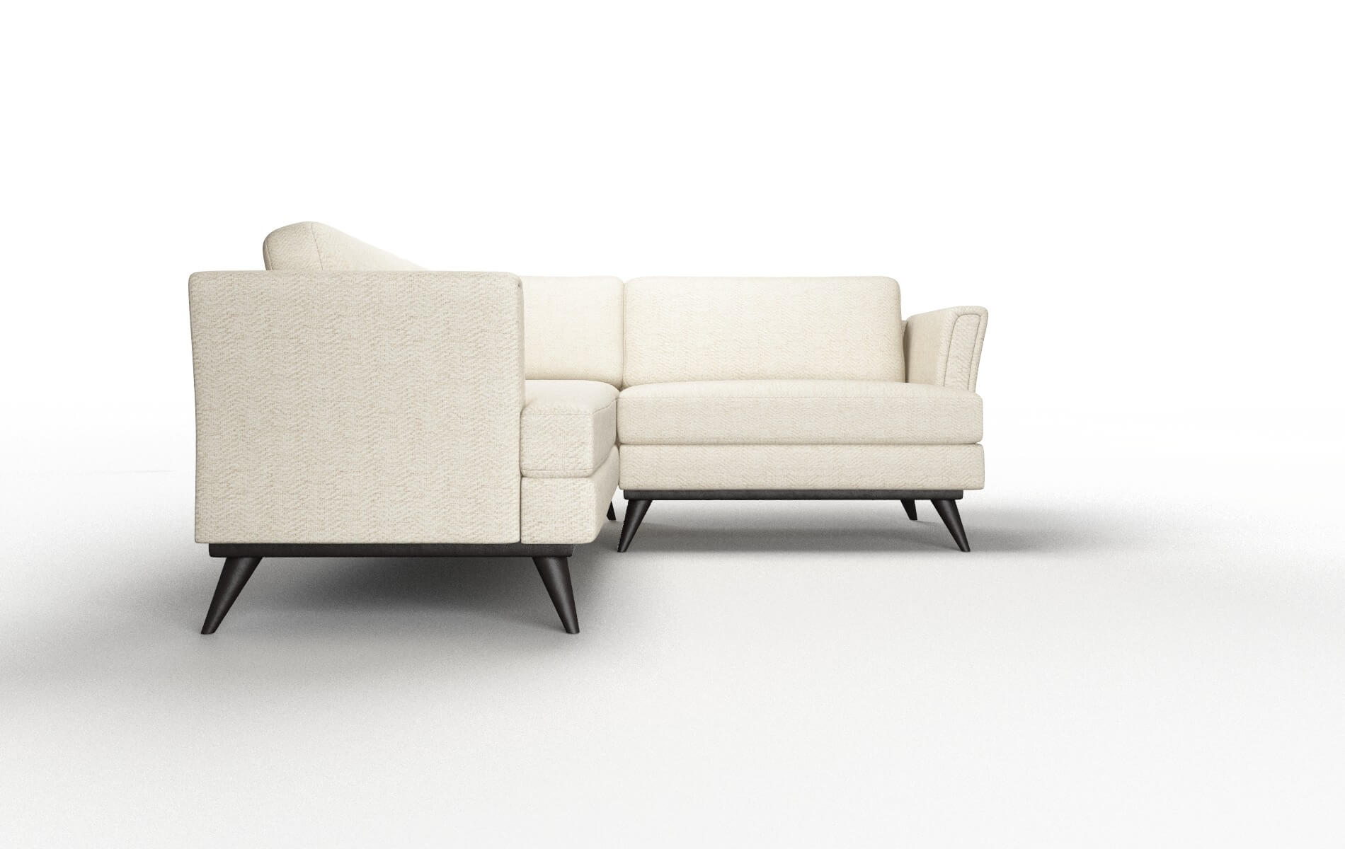 Antalya Catalina Wheat Sectional espresso legs 2
