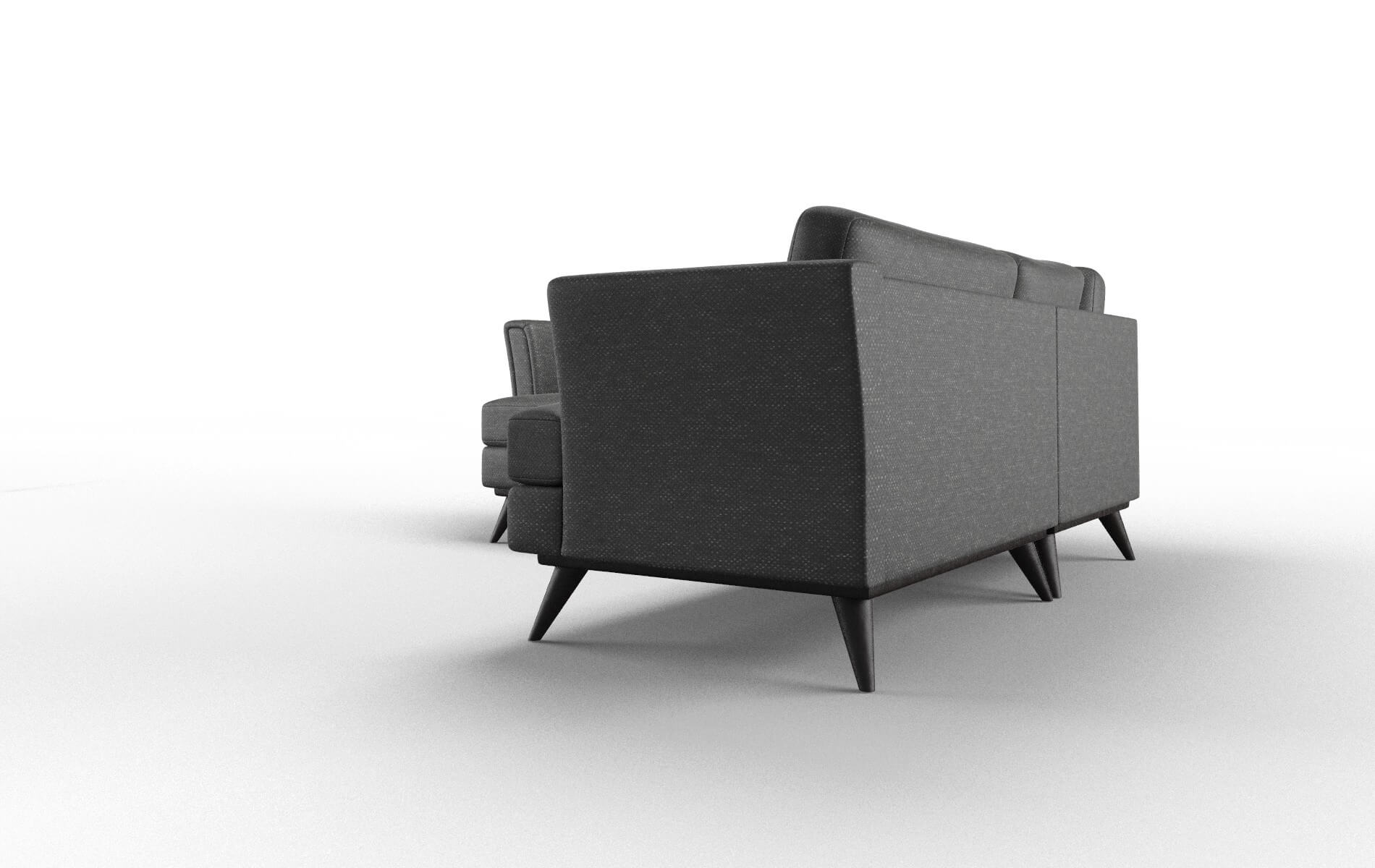 Antalya Chance Denim Sectional espresso legs 4